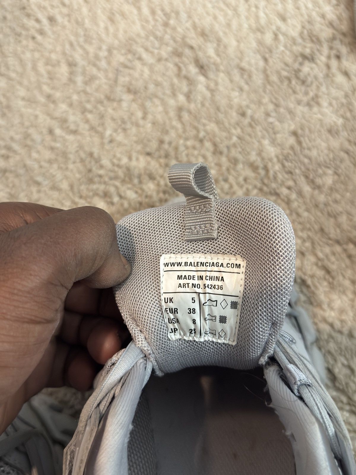 Balenciaga TRIPLE GREY BALENCIAGA TRACK SNEAKER Size US 8 / IT 38 - 2 Thumbnail