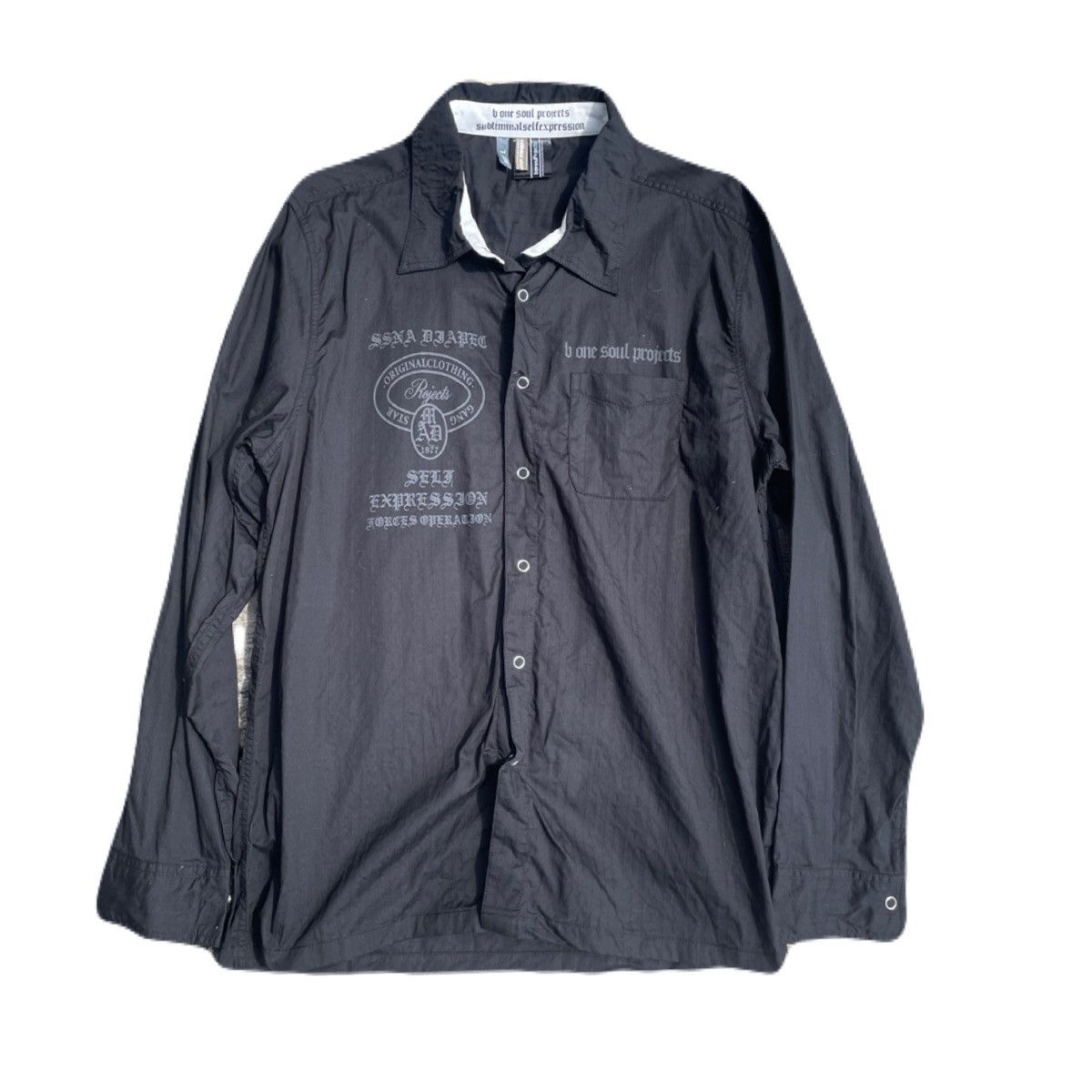 If Six Was Nine 2000s Japanese archive Vkei Poem Button Shirts Gyaruo Y2K Size US S / EU 44-46 / 1 - 4 Thumbnail