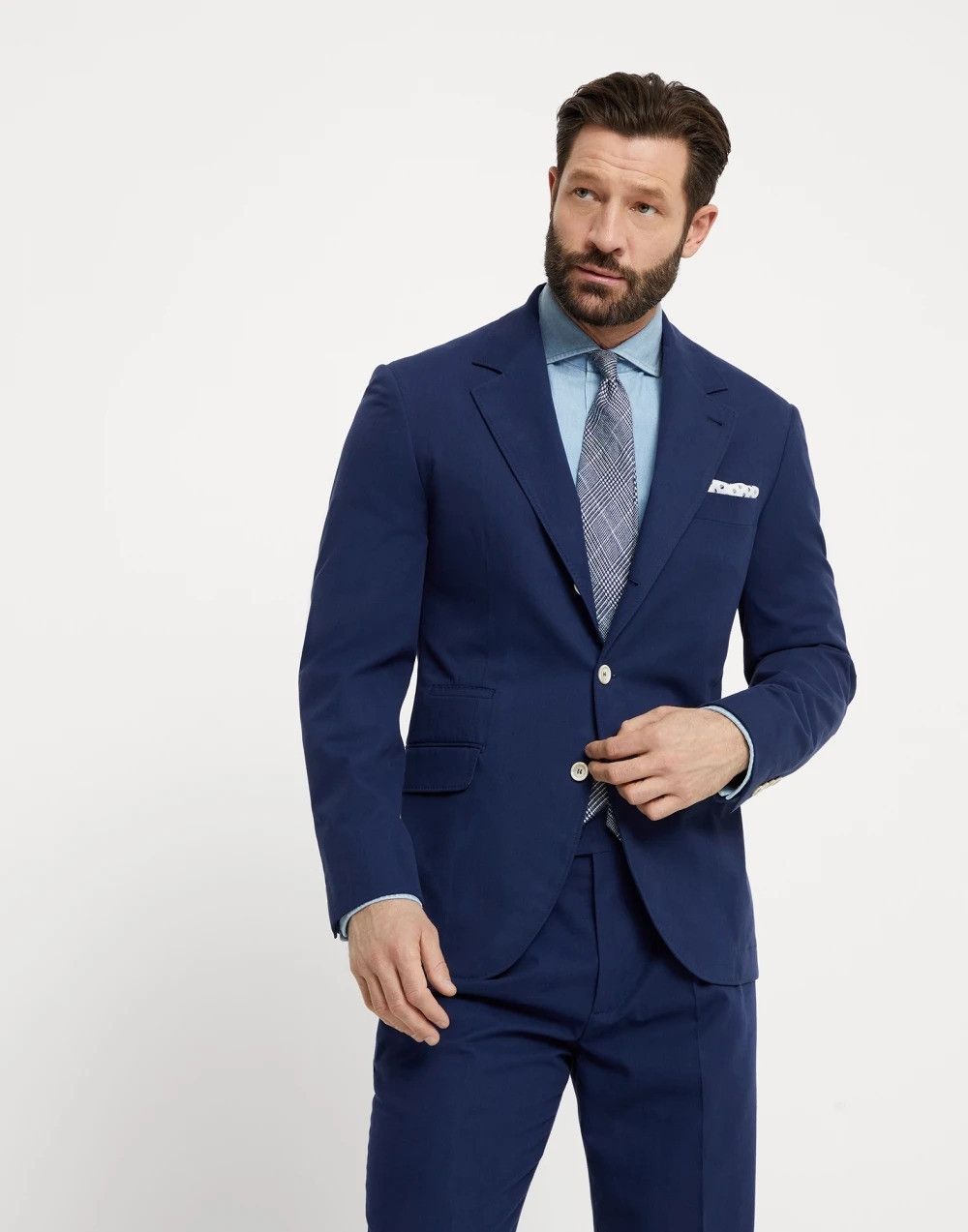 Brunello Cucinelli Suit in Dark Blue Size US M / EU 48-50 / 2 - 1 Thumbnail