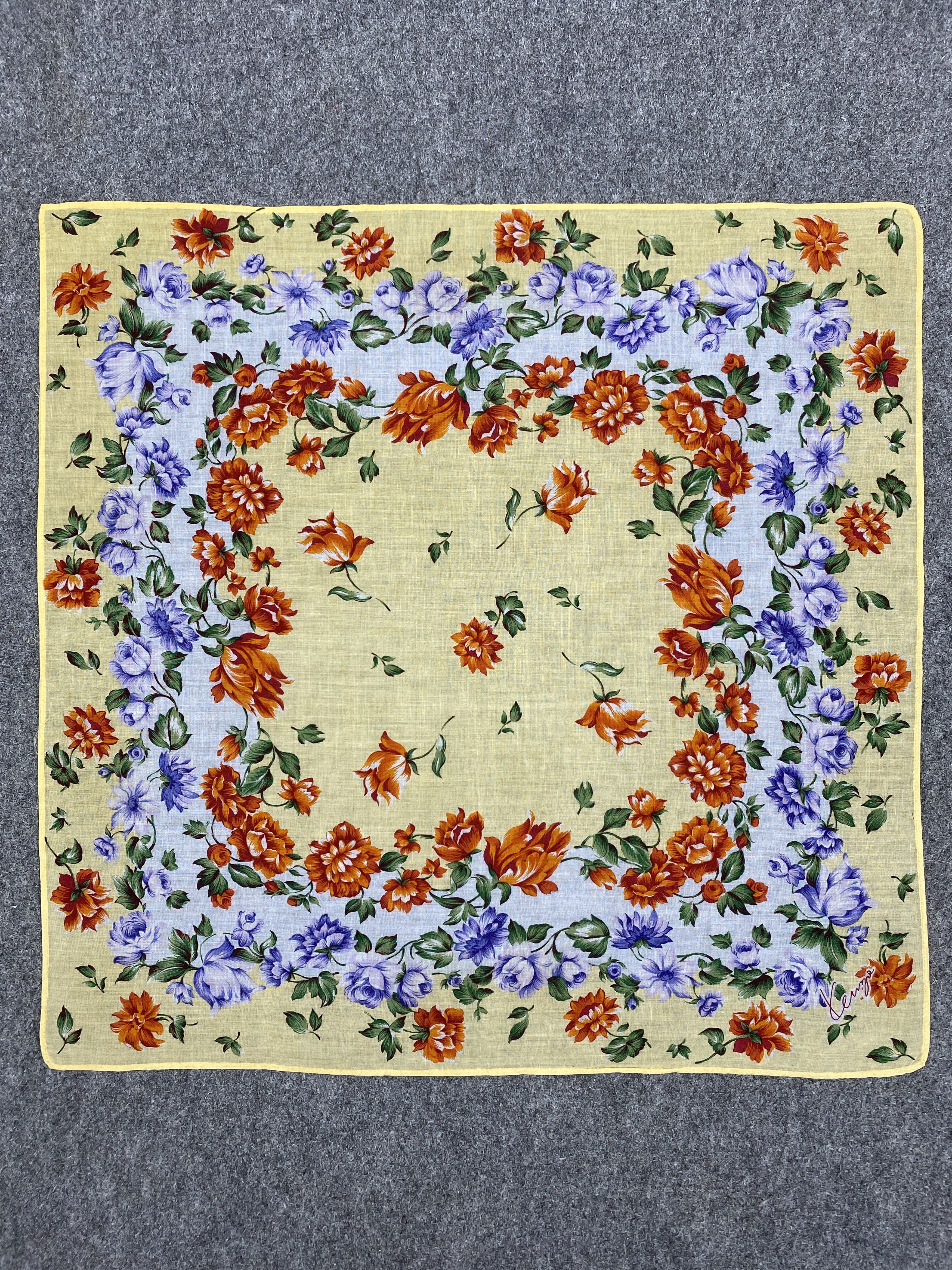 Kenzo Kenzo Handkerchief / Bandana / Neckerchief HKC0286 Size ONE SIZE - 4 Thumbnail