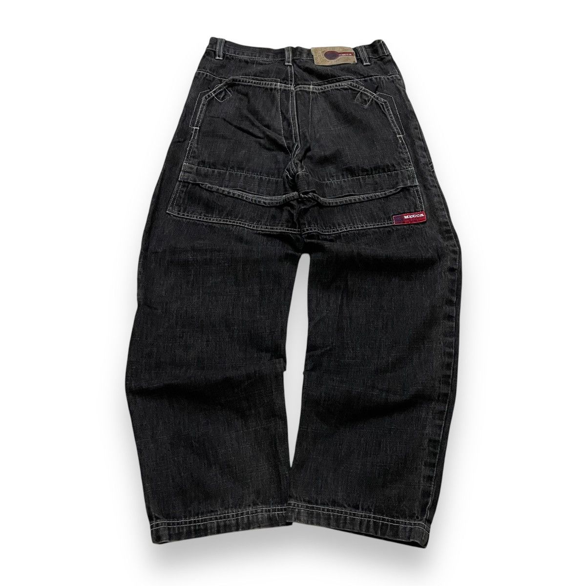 Japanese Brand ORIGINAL VINTAGE BAGGY V2K MECCA BRANDY DENIM (27×35) Size US 27 - 8 Thumbnail