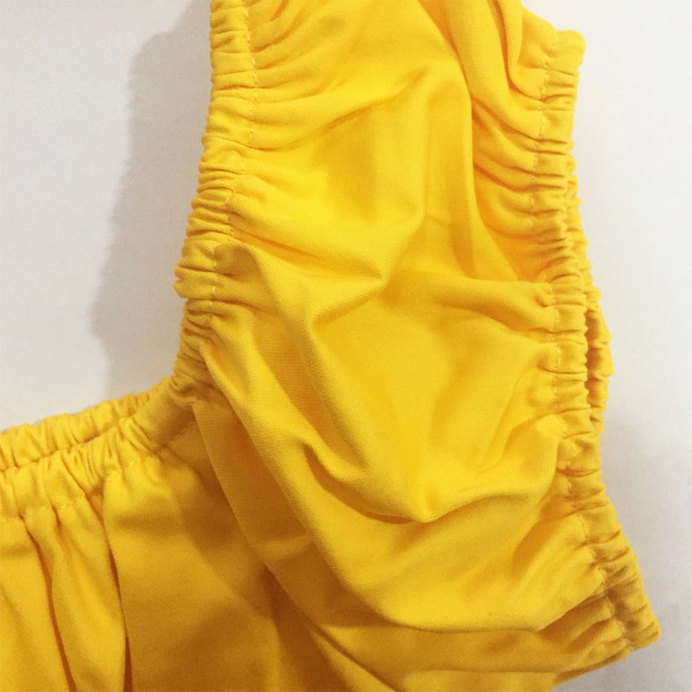 Other Women tops off shoulder slim fit yellow blouse Size S / US 4 / IT 40 - 3 Thumbnail