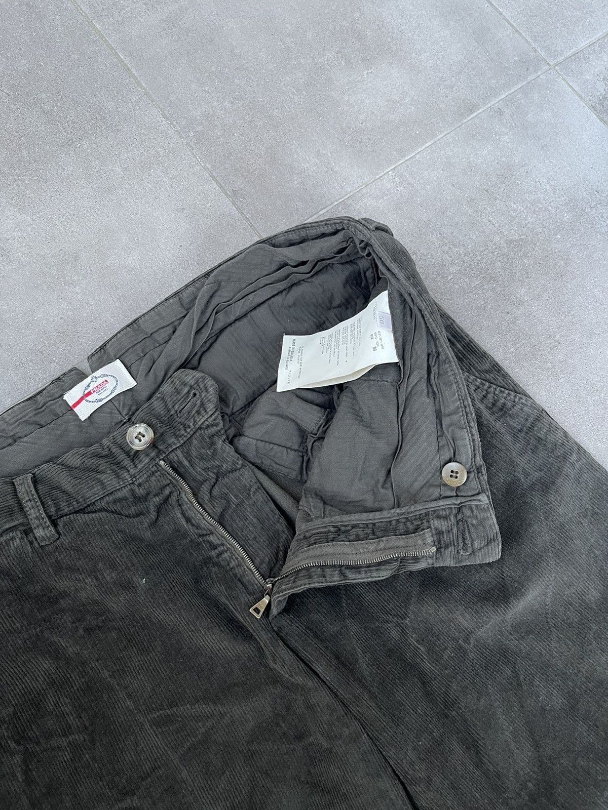 Prada AW11 Prada Corduroy Swamp Green Denim Casual Pants Size US 34 / EU 50 - 18 Thumbnail