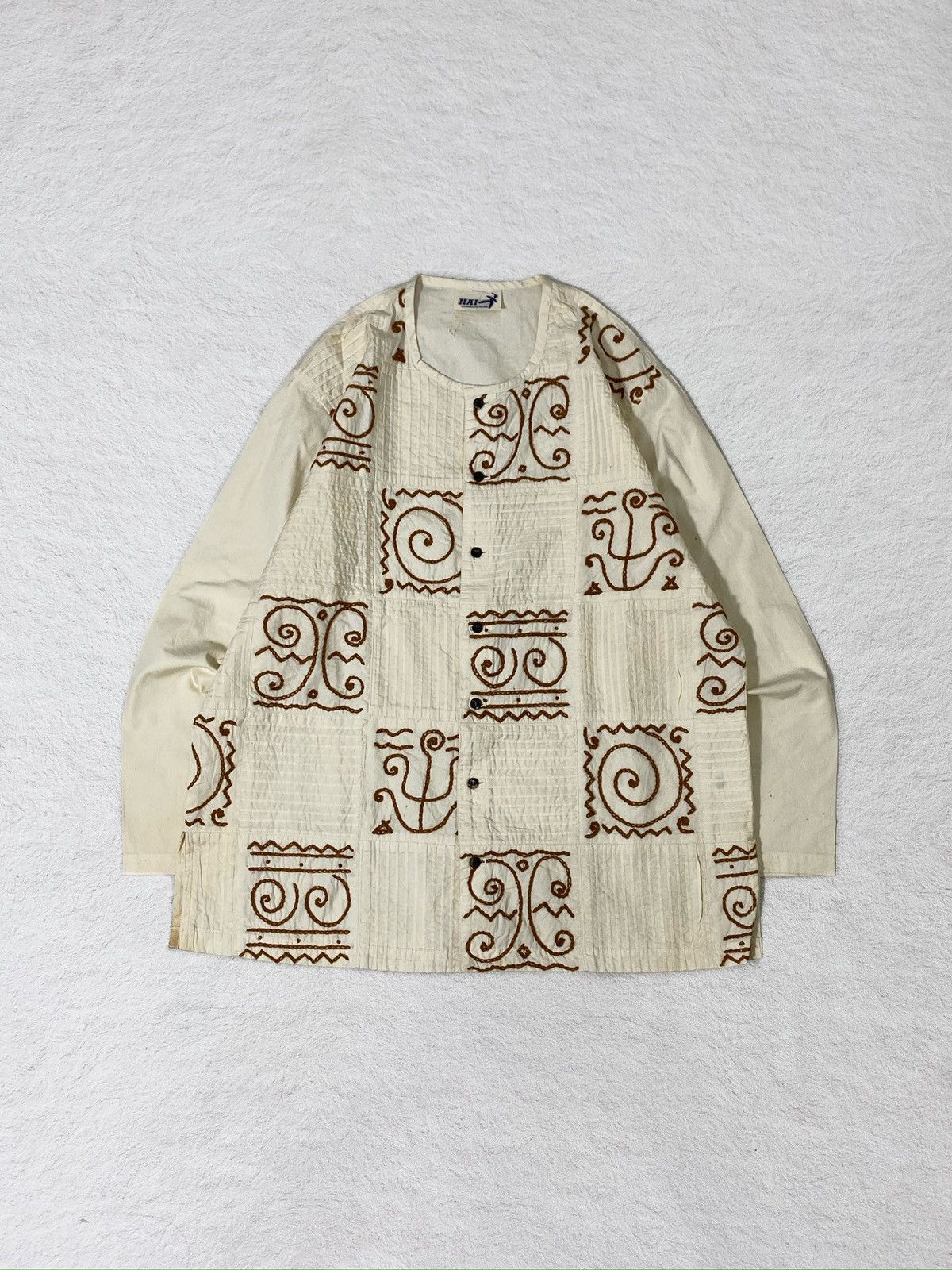 RARE❤️‍🔥 Hai Sporting Gear by ISSEY MIYAKE Button Shirt