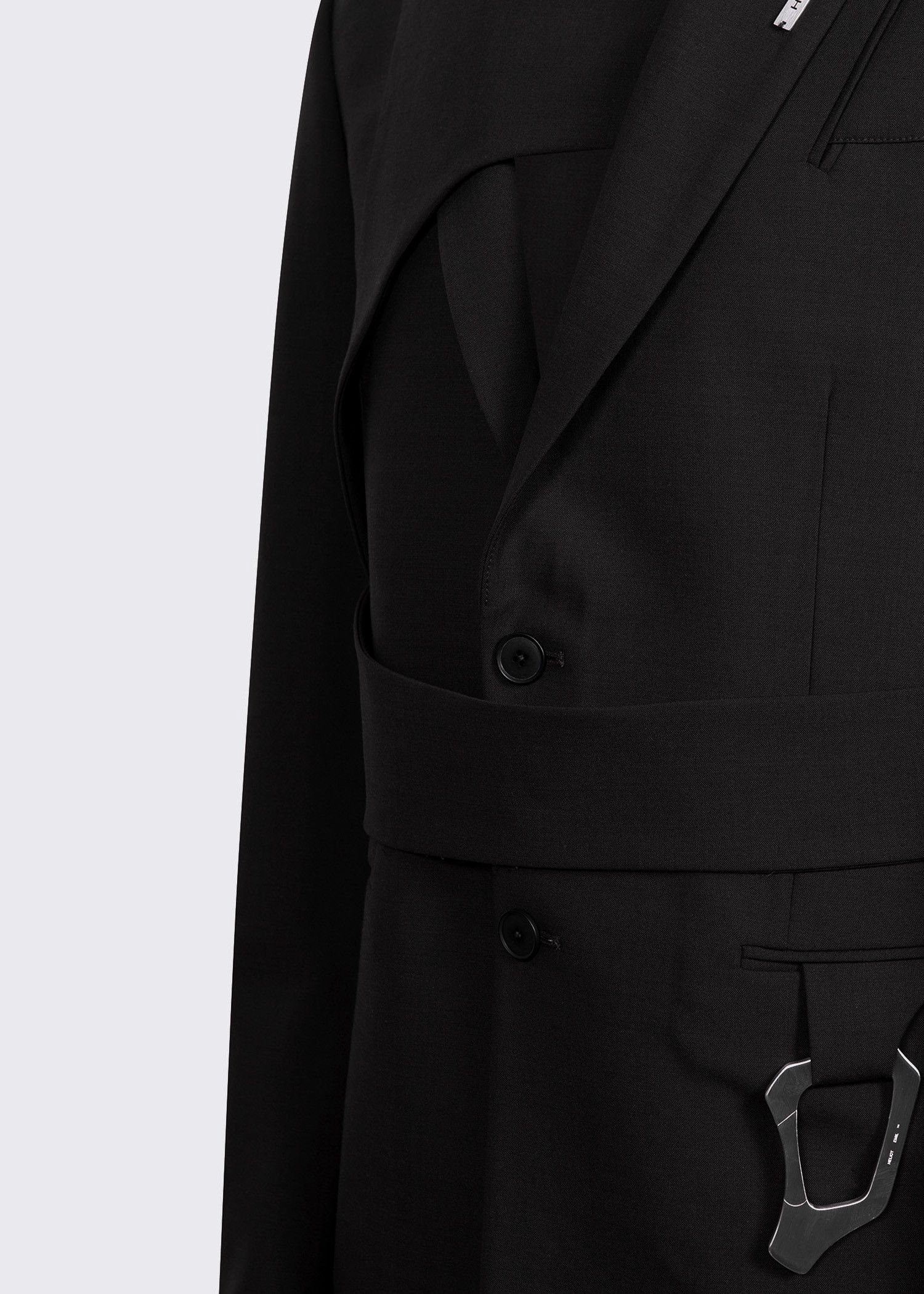 Heliot Emil Heliot Emil AW23 Integrated Harness Blazer Size 48R - 6 Thumbnail
