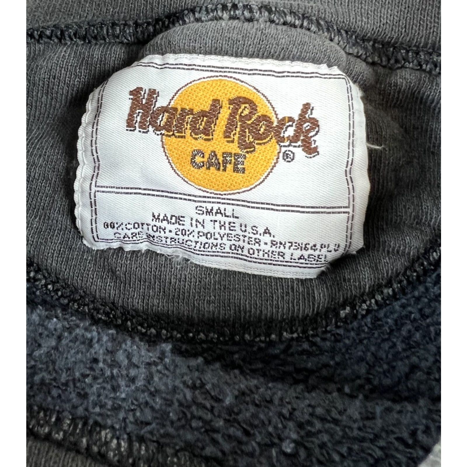 Hard Rock Cafe VINTAGE Hard Rock Cafe Sweatshirt Washington DC Faded Small Crewneck Gray Graphic Print Men S Pullover Shirt Size US S / EU 44-46 / 1 - 4 Thumbnail