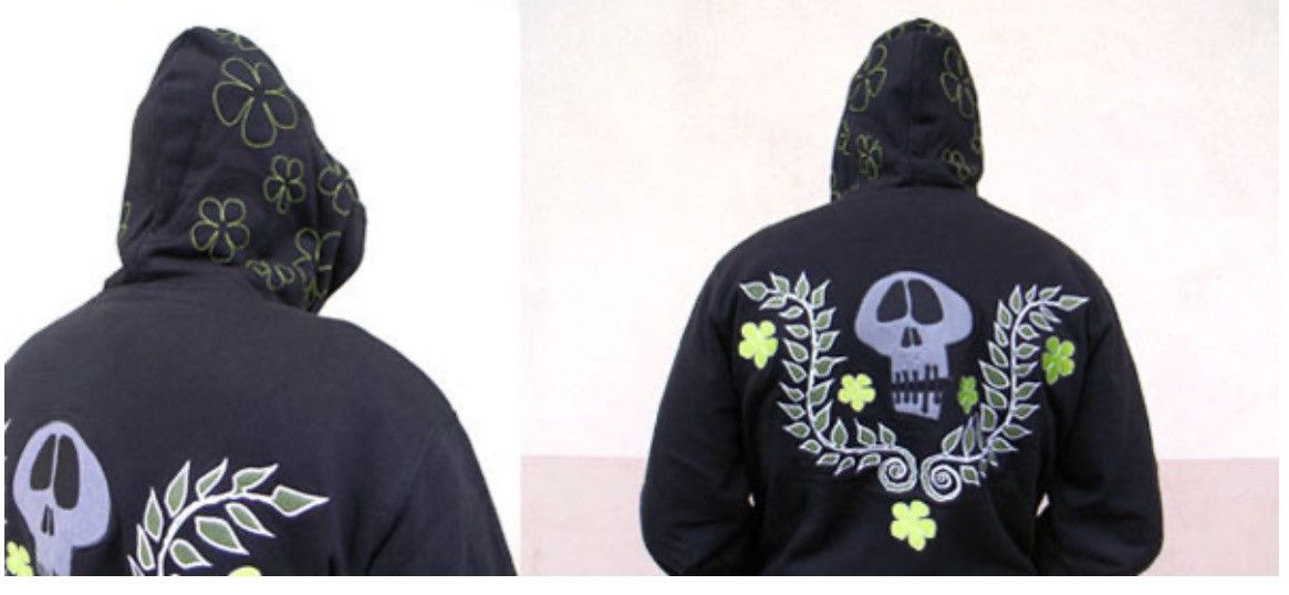 Hypebeast Vintage Stussy x Leilow embroidery skull logo Hoodie Size US M / EU 48-50 / 2 - 4 Thumbnail