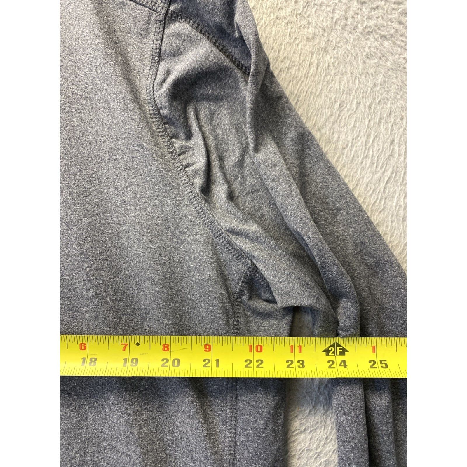 Vintage Rugged Elements Men's Soft Stretch Crew Long Sleeve Shirt-Gray L Size US L / EU 52-54 / 3 - 4 Thumbnail