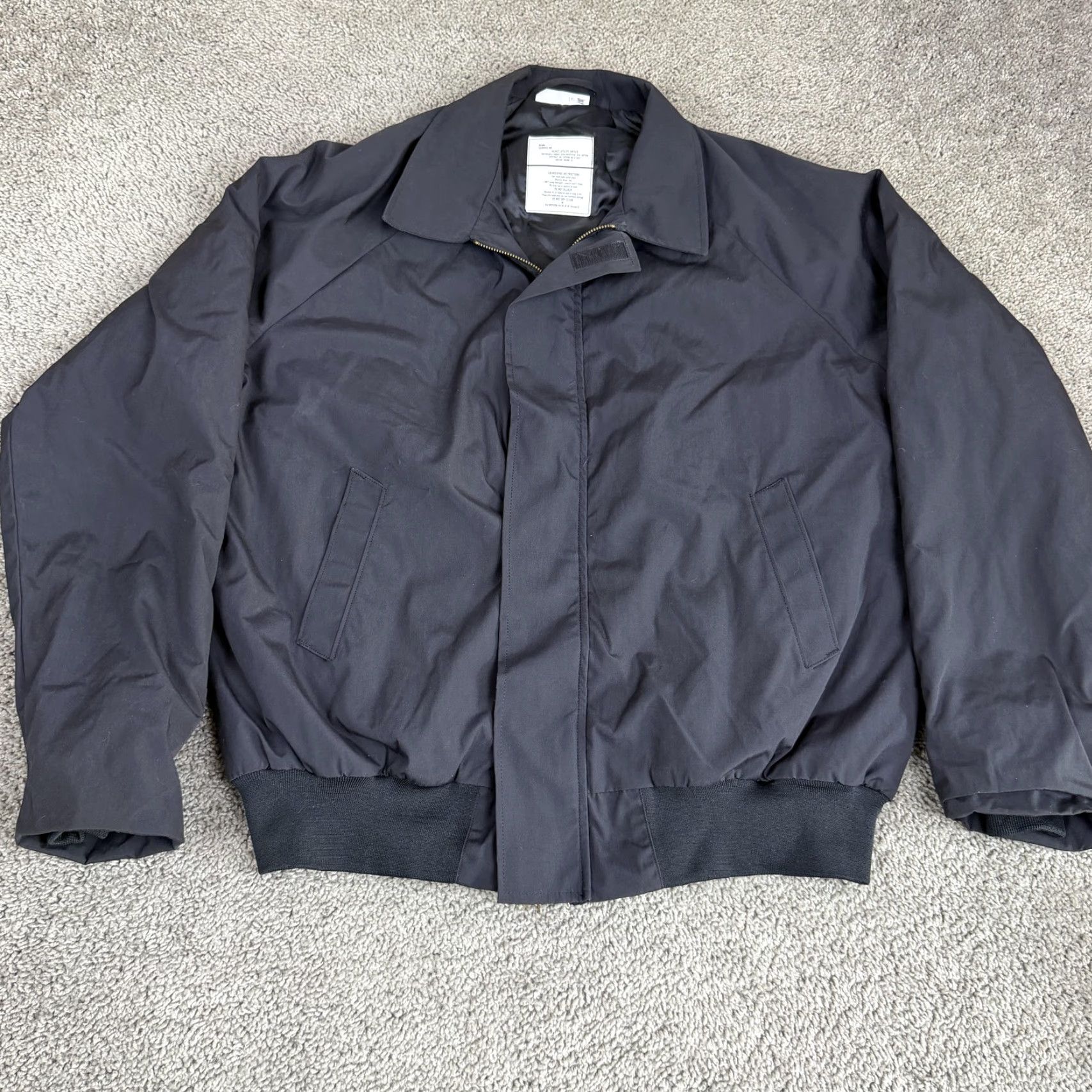 Vintage VINTAGE Unicor Jacket Mens LT Long Black Bomber Insulated Workwear Utility Jacket Size US L / EU 52-54 / 3 - 2 Thumbnail
