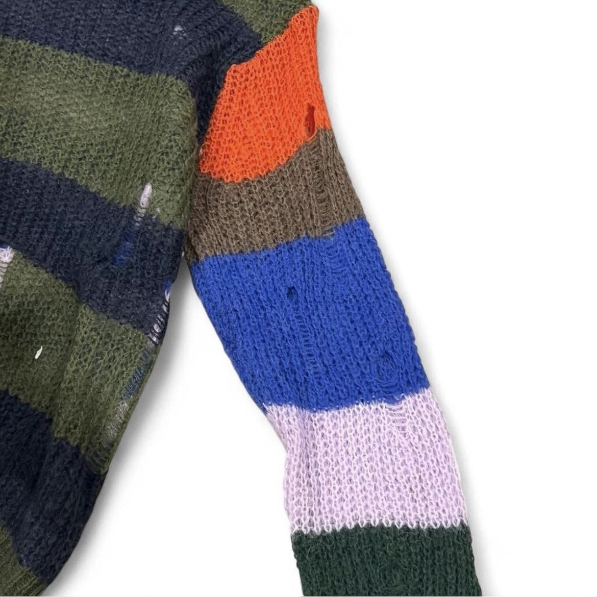 Heaven by Marc Jacobs Striped Crew Neck Pullover Size US M / EU 48-50 / 2 - 2 Thumbnail