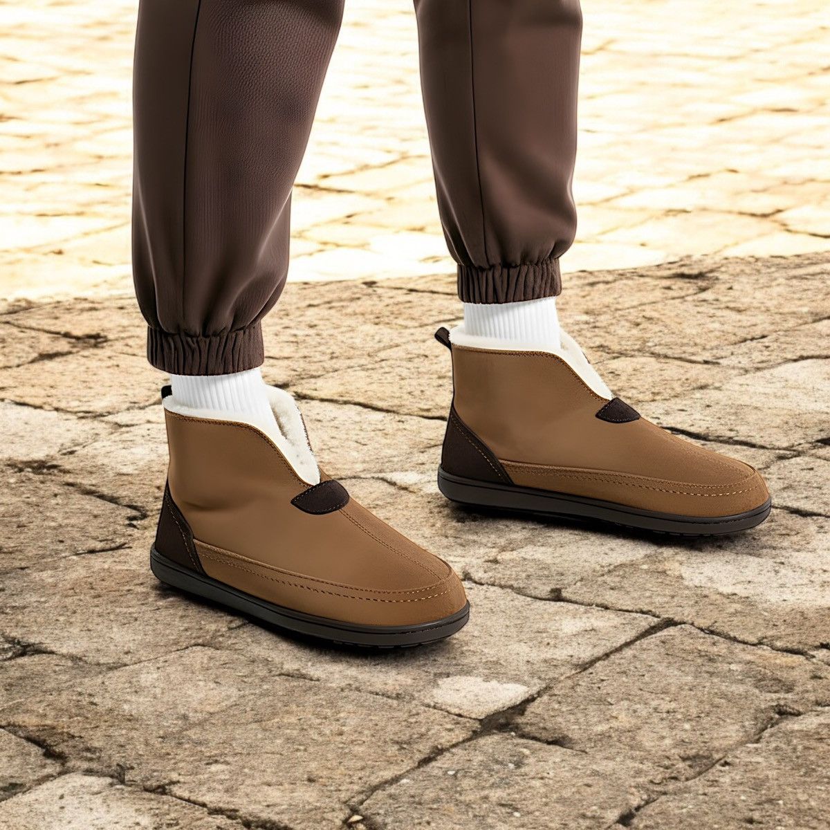 Other Dearfoams Men’s Chestnut Brown Notch Slip-on Booties US 11 Size US 11 / EU 44 - 1 Thumbnail