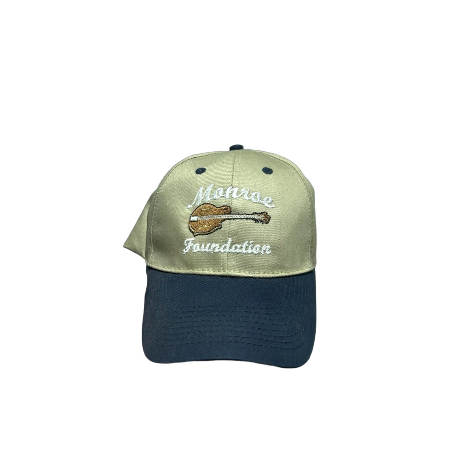 Vintage VINTAGE Bill Monroe Foundation Adjustable Baseball Cap Hat Men's Tan Bluegrass Guitar Strapback Cap Size ONE SIZE - 1 Thumbnail