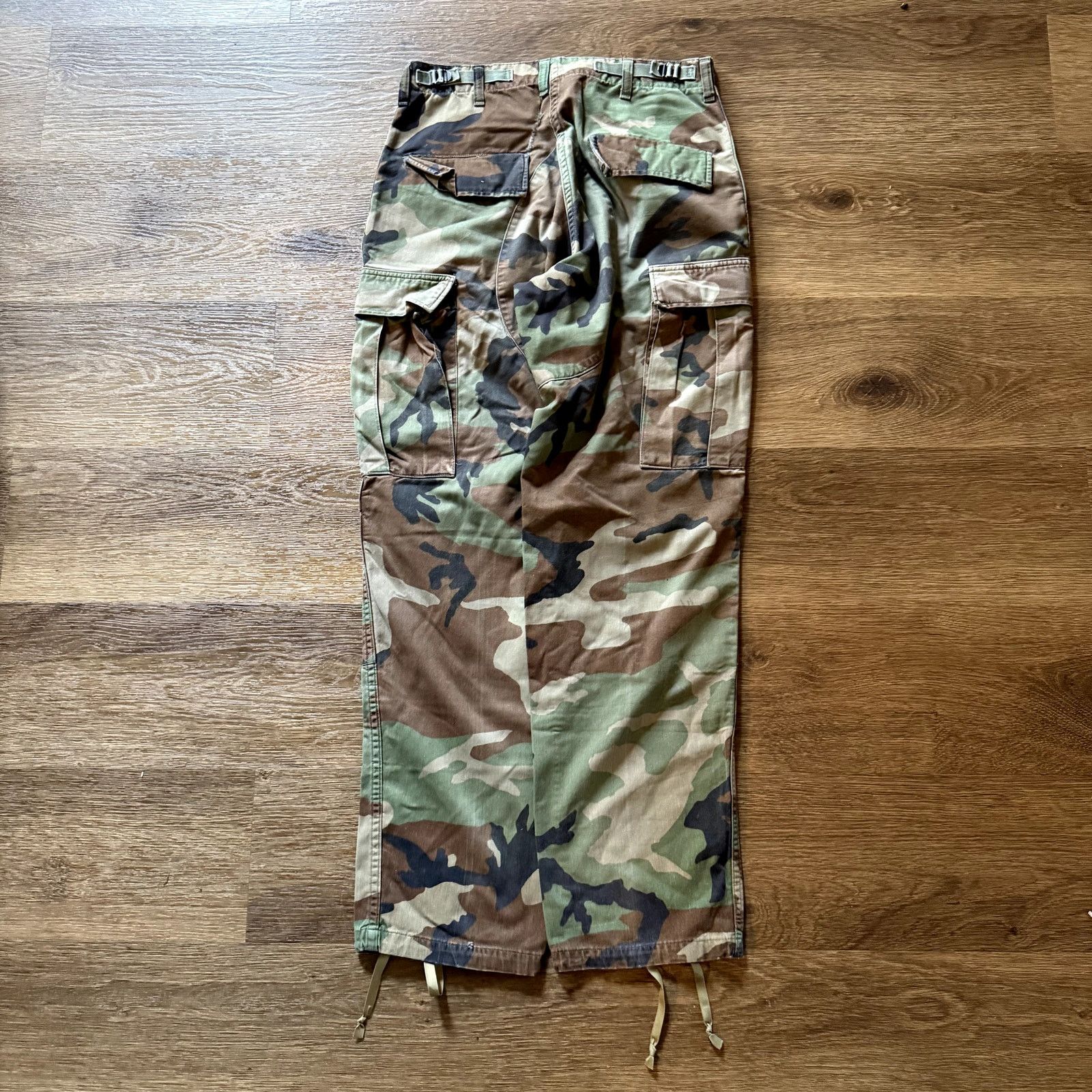 Vintage Classic Military Camouflage Parachute Pants Size US 30 / EU 46 - 6 Thumbnail