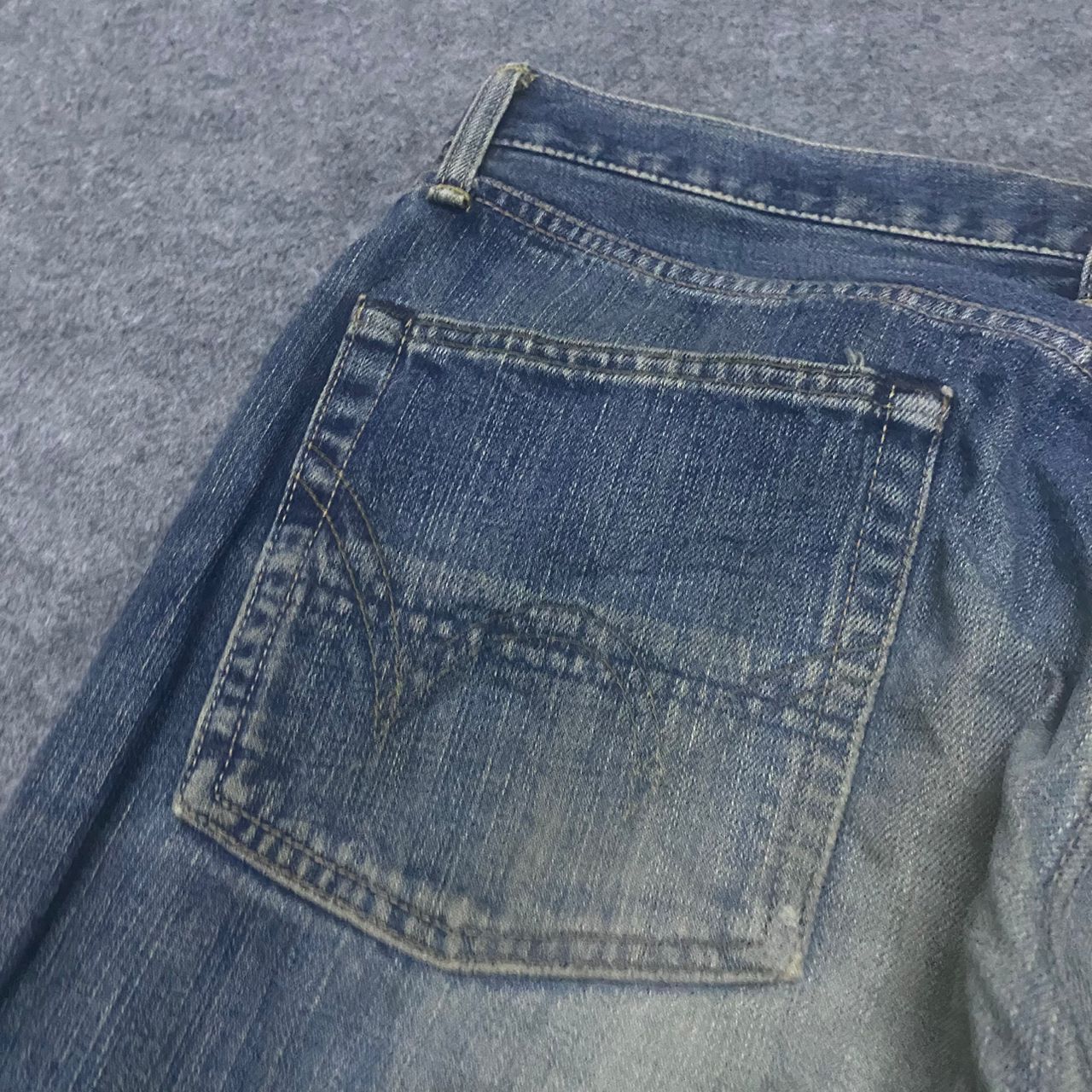 Edwin 💥Best Offer💥Vintage Edwin 505x Selvegde Distressed Denim Size US 35 - 14 Thumbnail