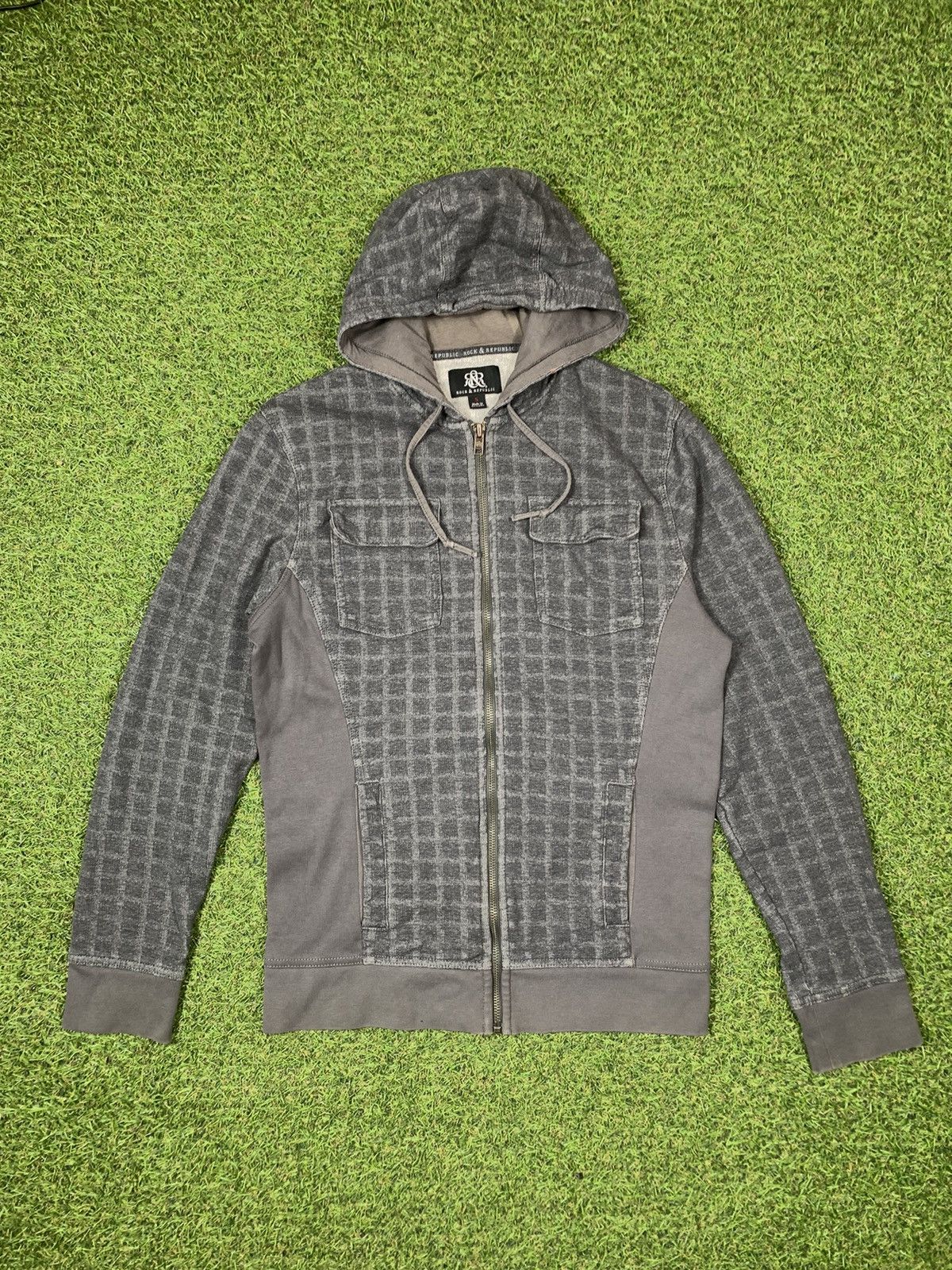 Rock & Republic Vintage Rock Republic zip up hoodie streetwear size S Size US S / EU 44-46 / 1 - 1 Thumbnail