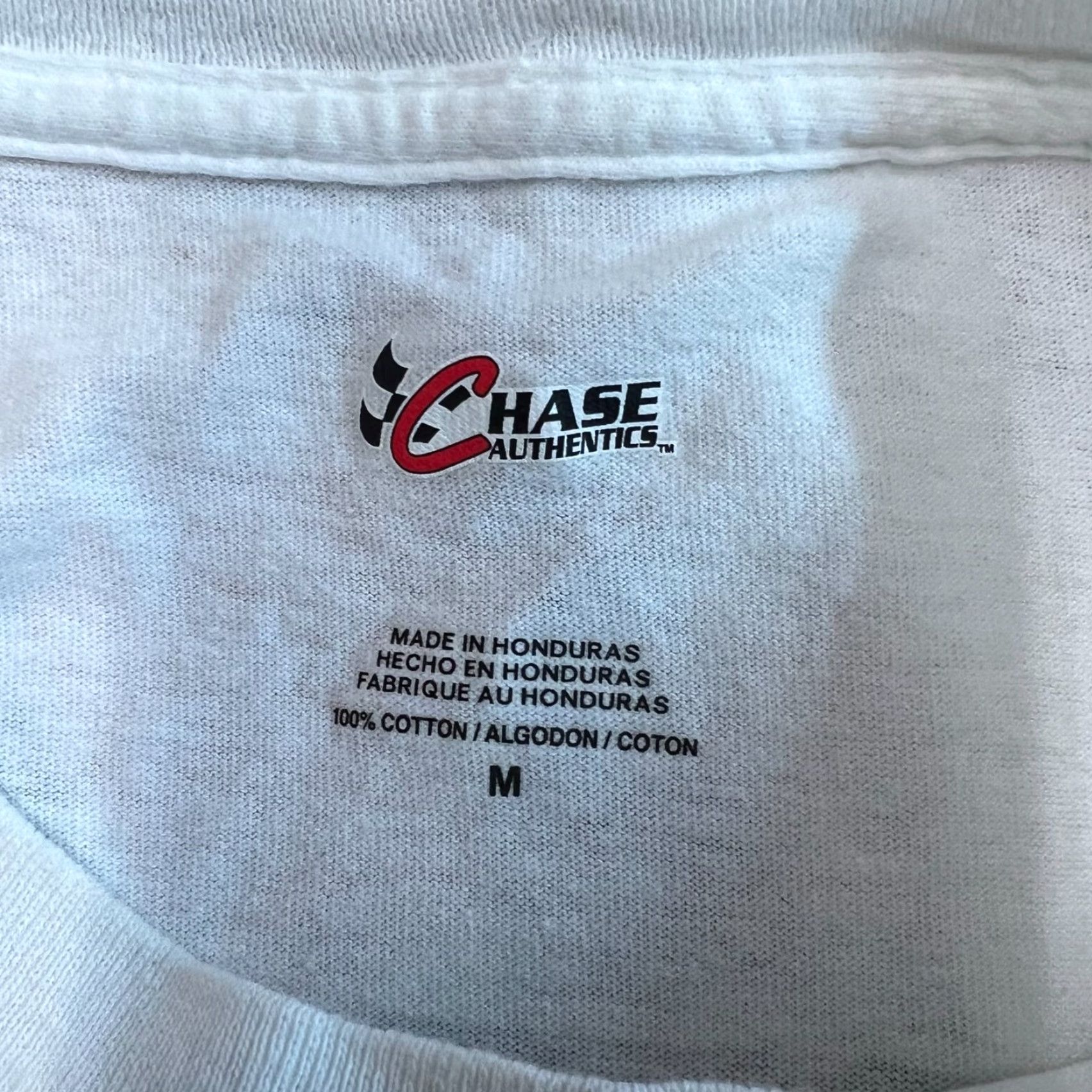 Chase Authentics Matt Kenseth NASCAT T Shirt Size M White 2 Sided Graphic Tee Size US M / EU 48-50 / 2 - 5 Thumbnail