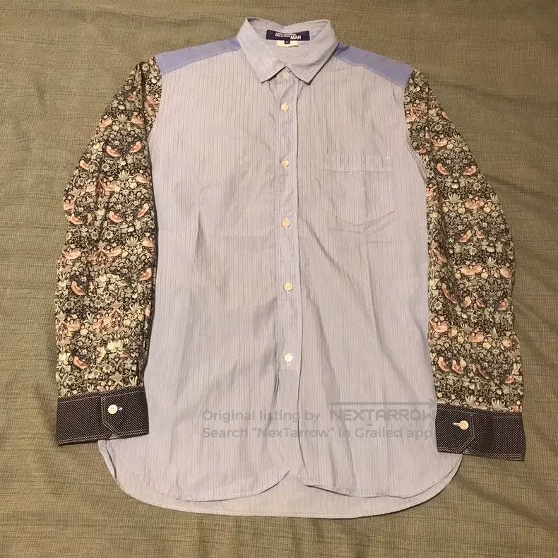 Junya Watanabe Junya Watanabe Sleeve mixed shirt Size US M / EU 48-50 / 2 - 1 Thumbnail