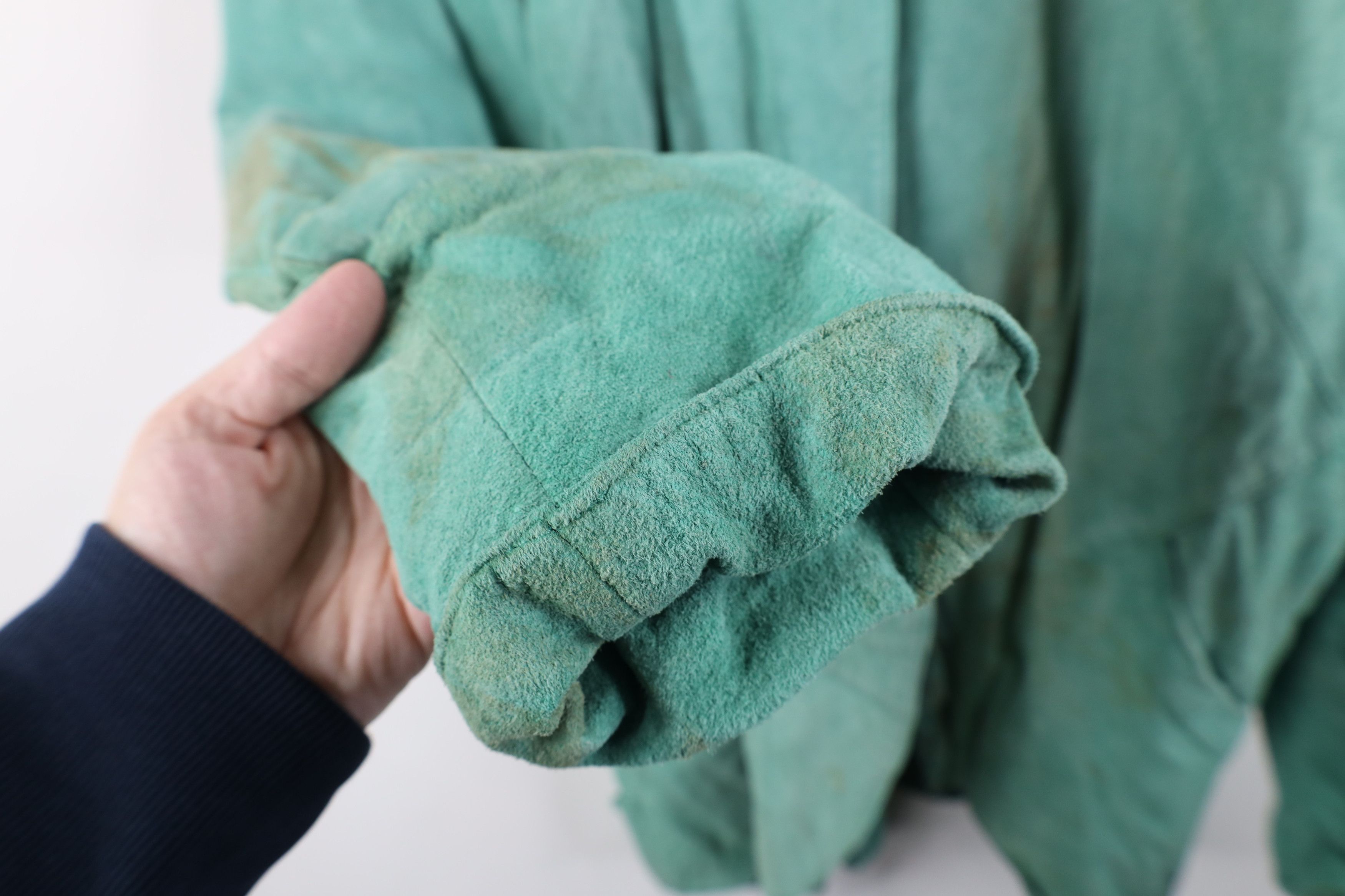 Vintage Vintage 80s Mid Mod Suede Leather Blazer Jacket Coat Size M / US 6-8 / IT 42-44 - 5 Thumbnail
