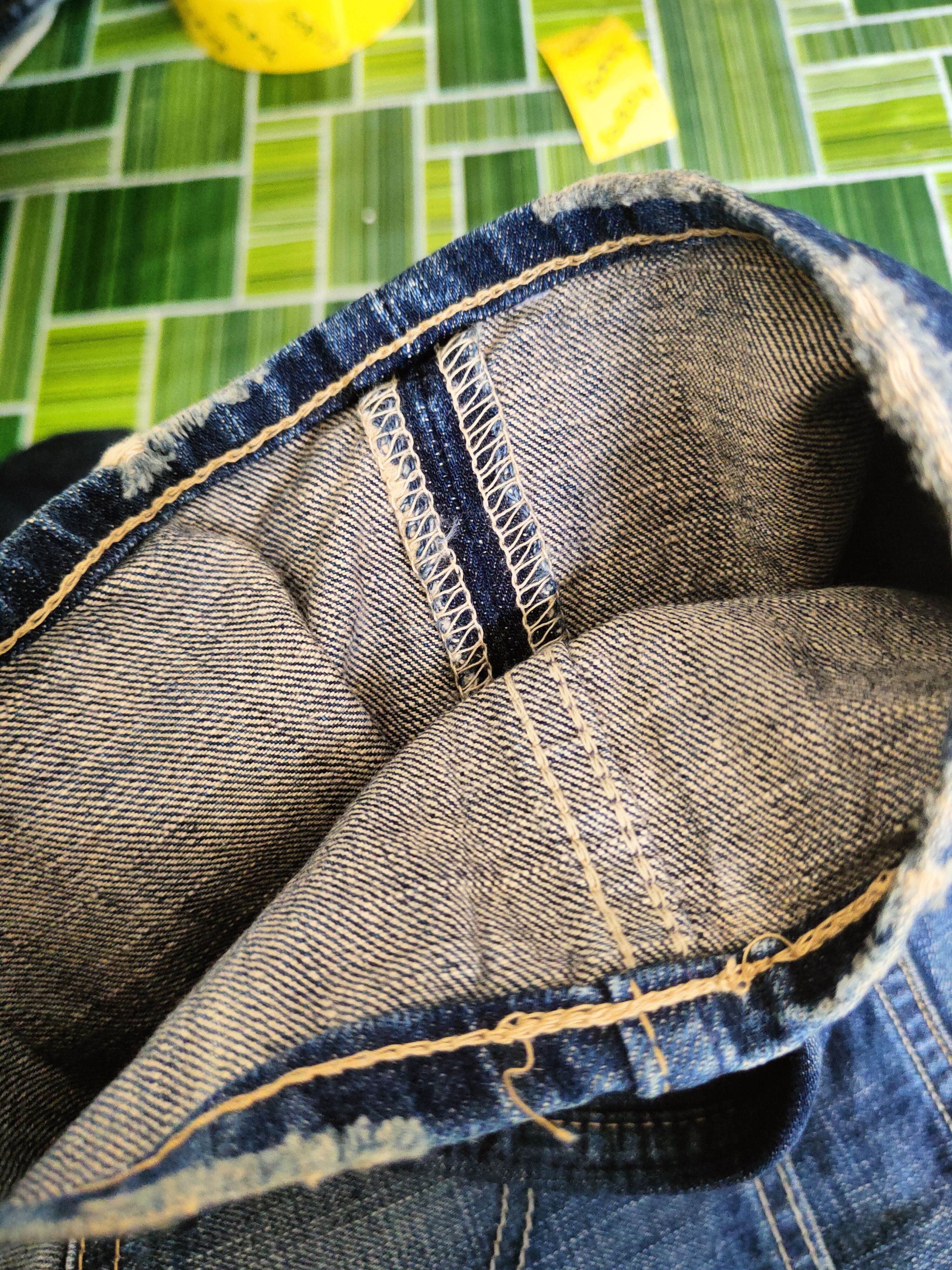 Levi's 503 Levi's Dark Blue Distressed Ripped Jeans #S2821 Size US 32 / EU 48 - 13 Thumbnail
