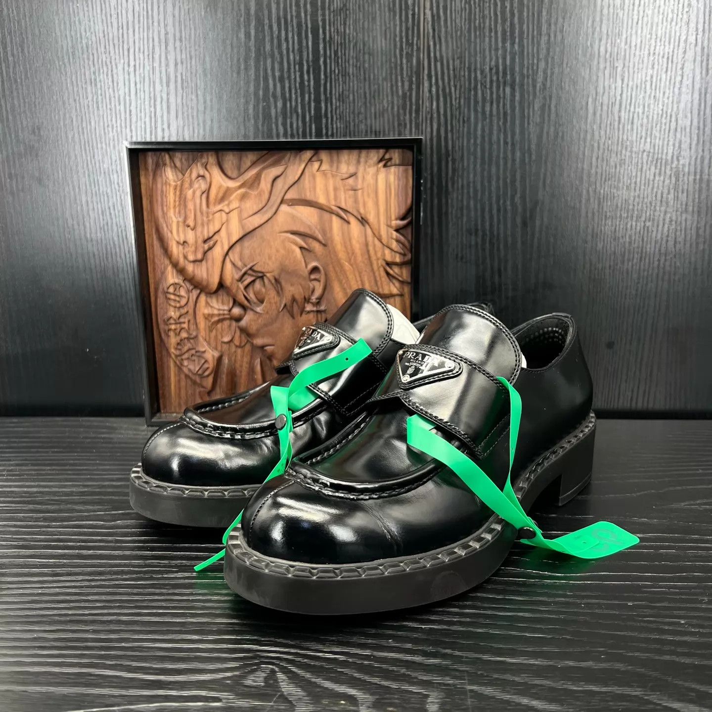 Prada PRADA Chocolate Loafer 38 Like New Size US 7.5 / IT 37.5 - 1 Thumbnail