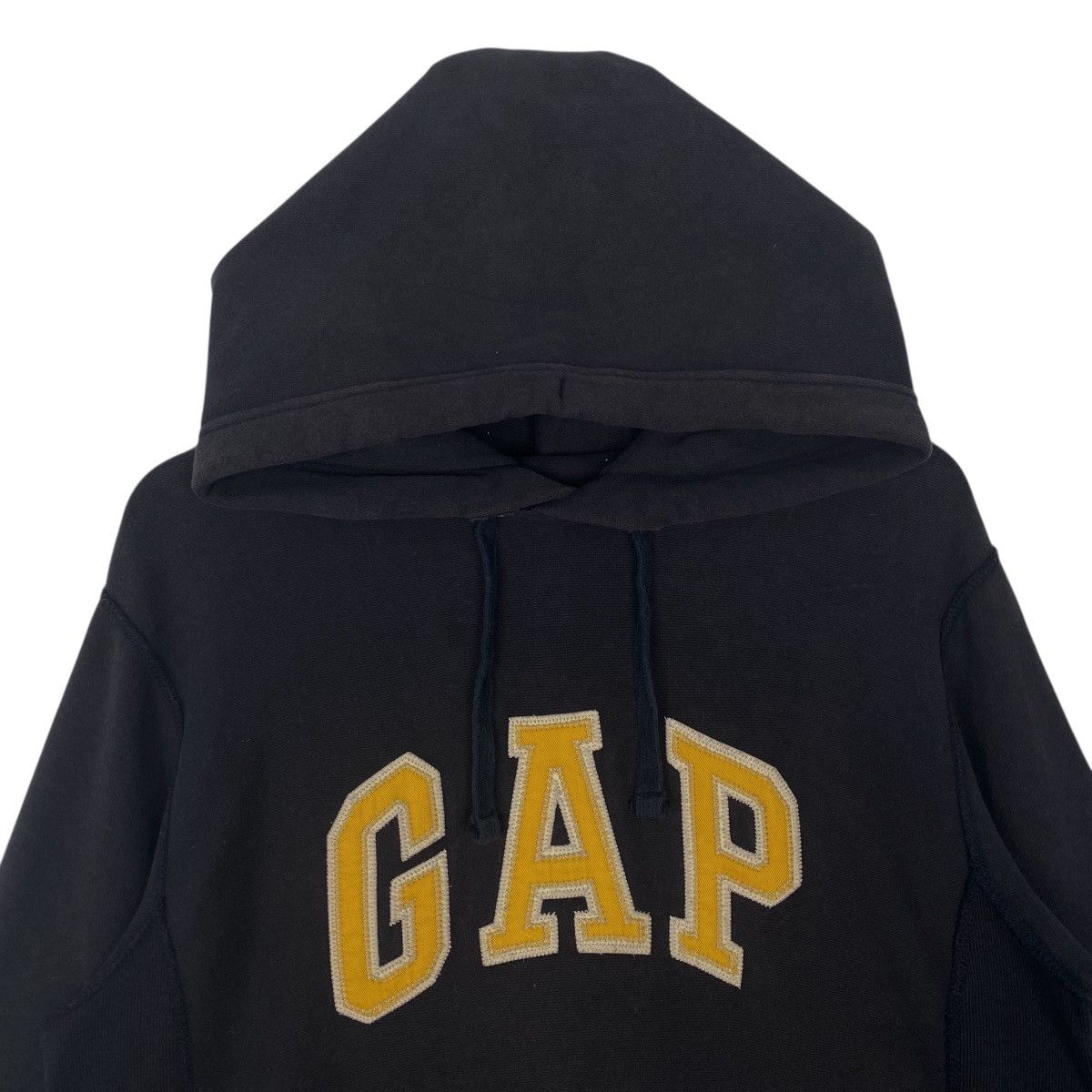 Vintage Vintage Gap Hoodie Big Logo Sweater Black Pullover Jumper S Size US S / EU 44-46 / 1 - 4 Thumbnail
