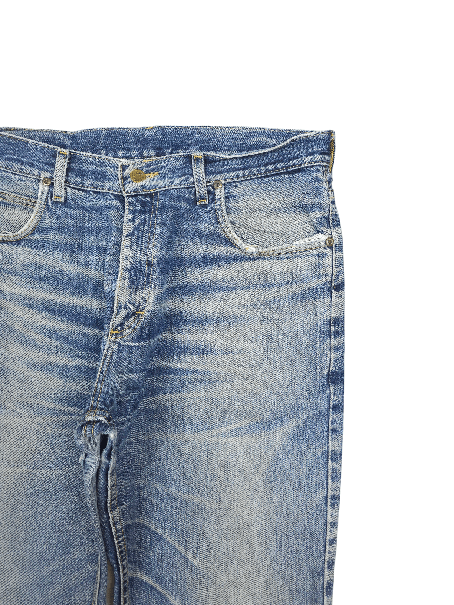 Japanese Brand × Lee × Vintage 💎 Size 34/30 Vintage 80's Lee Brooklyn Jeans Y2K Washed Size US 34 / EU 50 - 4 Thumbnail