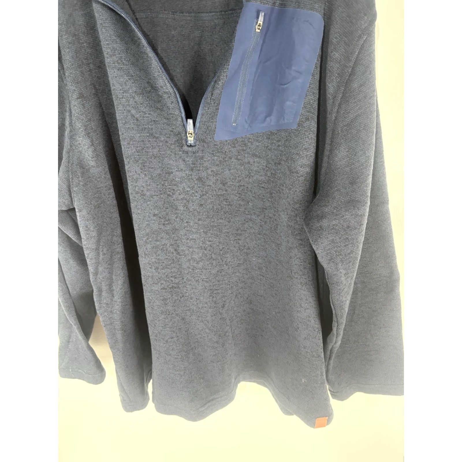 Vintage Old River Blu/Gry Softshell Fleece Qrt Zip Jacket Men’s Size XXXL Size US XXL / EU 58 / 5 - 3 Thumbnail
