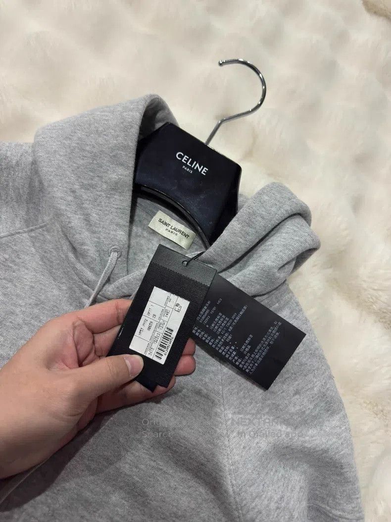 Saint Laurent Paris Saint Laurent Paris Embroidered Signature Men's Hoodie Size US M / EU 48-50 / 2 - 5 Thumbnail