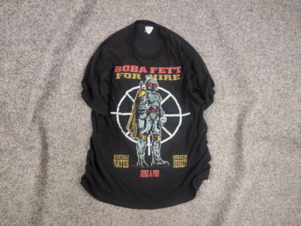 Star Wars Vintage 1996 Star Wars Boba Fett Logo Black Shirt Changes Size US M / EU 48-50 / 2 - 1 Thumbnail