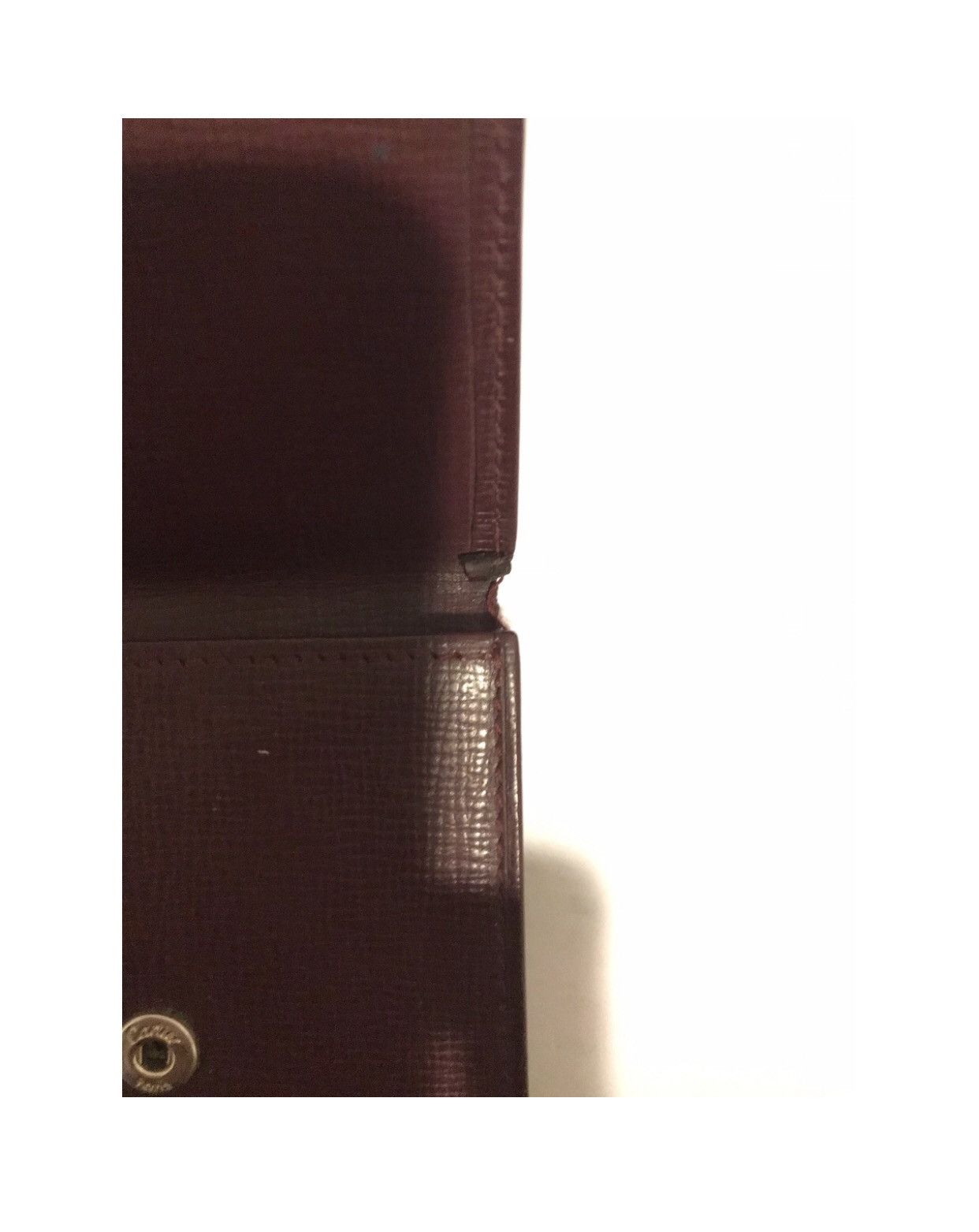 Cartier Vintage Cartier Burgundy Coin Purse Size ONE SIZE - 6 Thumbnail