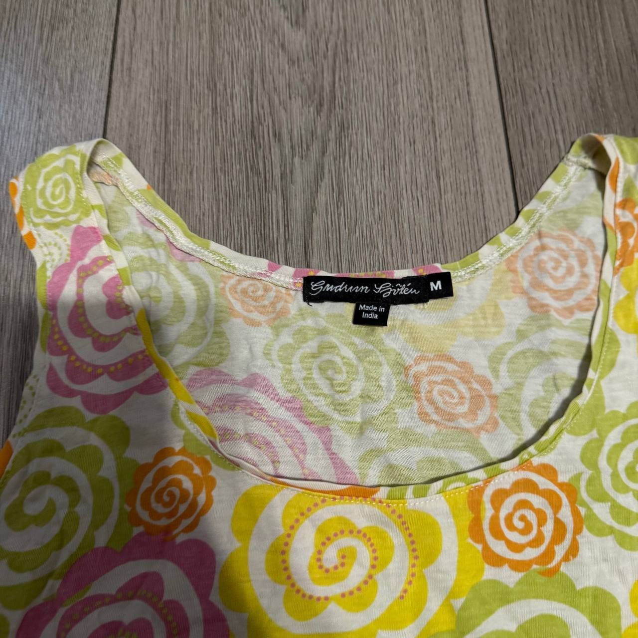 Gudrun Sjoden Gudrun Sjoden Flowers Pattern Tank Top, Size M Size M / US 6-8 / IT 42-44 - 3 Thumbnail