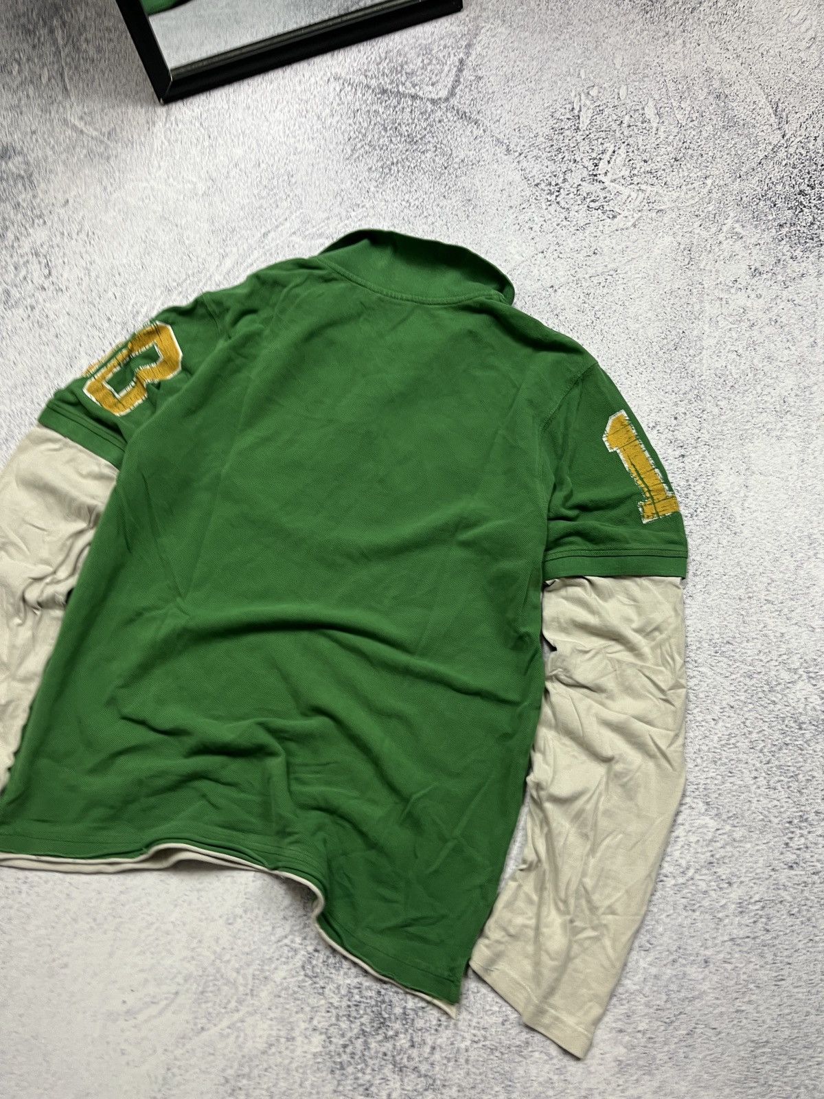 Lonsdale Vintage Lonsdale Polo tee Big Logo Old Money 00s USA Size US M / EU 48-50 / 2 - 12 Thumbnail