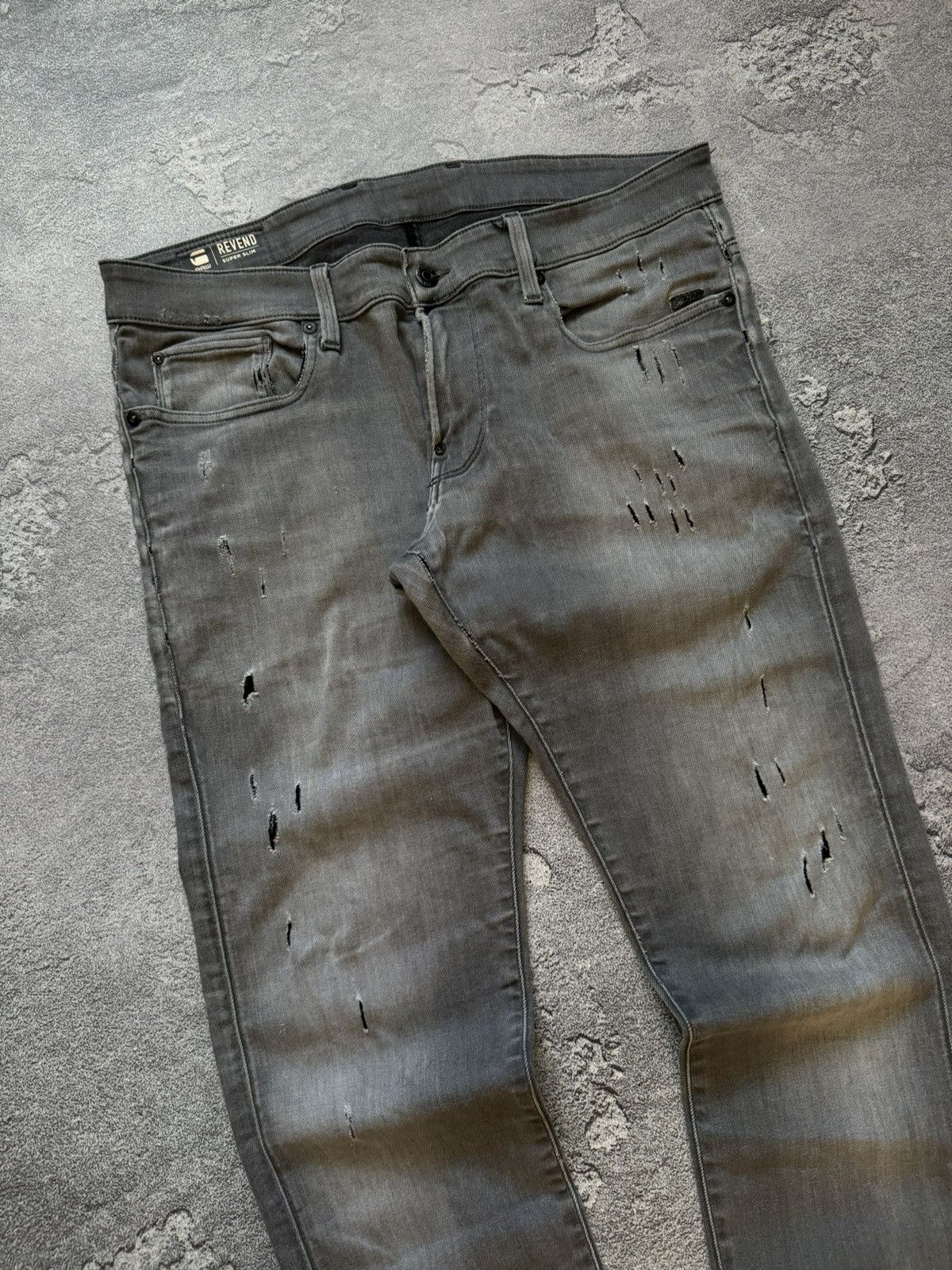 G-Star × Vintage G star raw 33/32 revend super slim denim pant trouser Jean Size US 33 - 10 Thumbnail