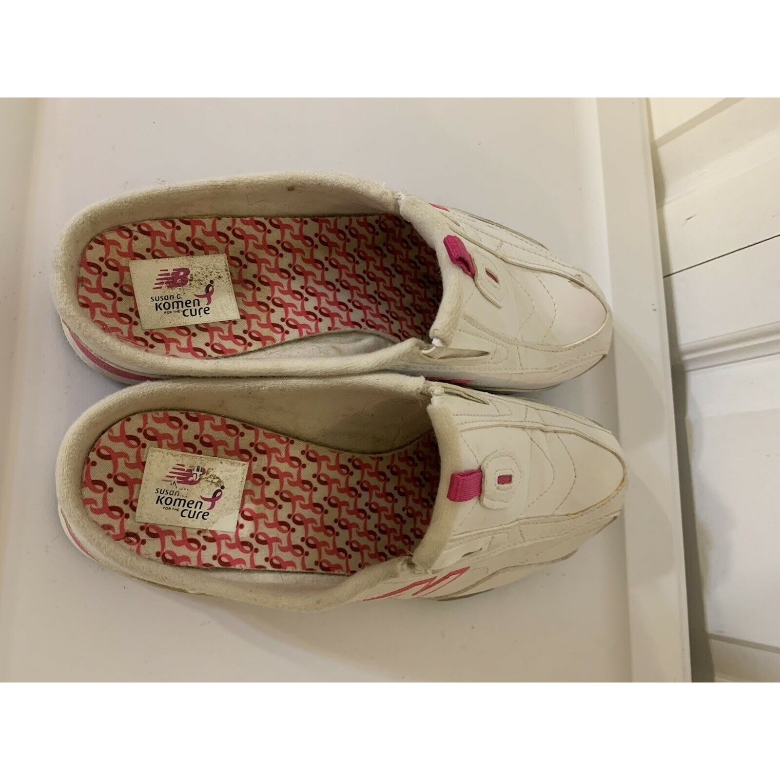 New Balance New Balance 442 Slip On Mule Women’s Sz 7.5 White Pink Size US 7.5 / IT 37.5 - 6 Thumbnail