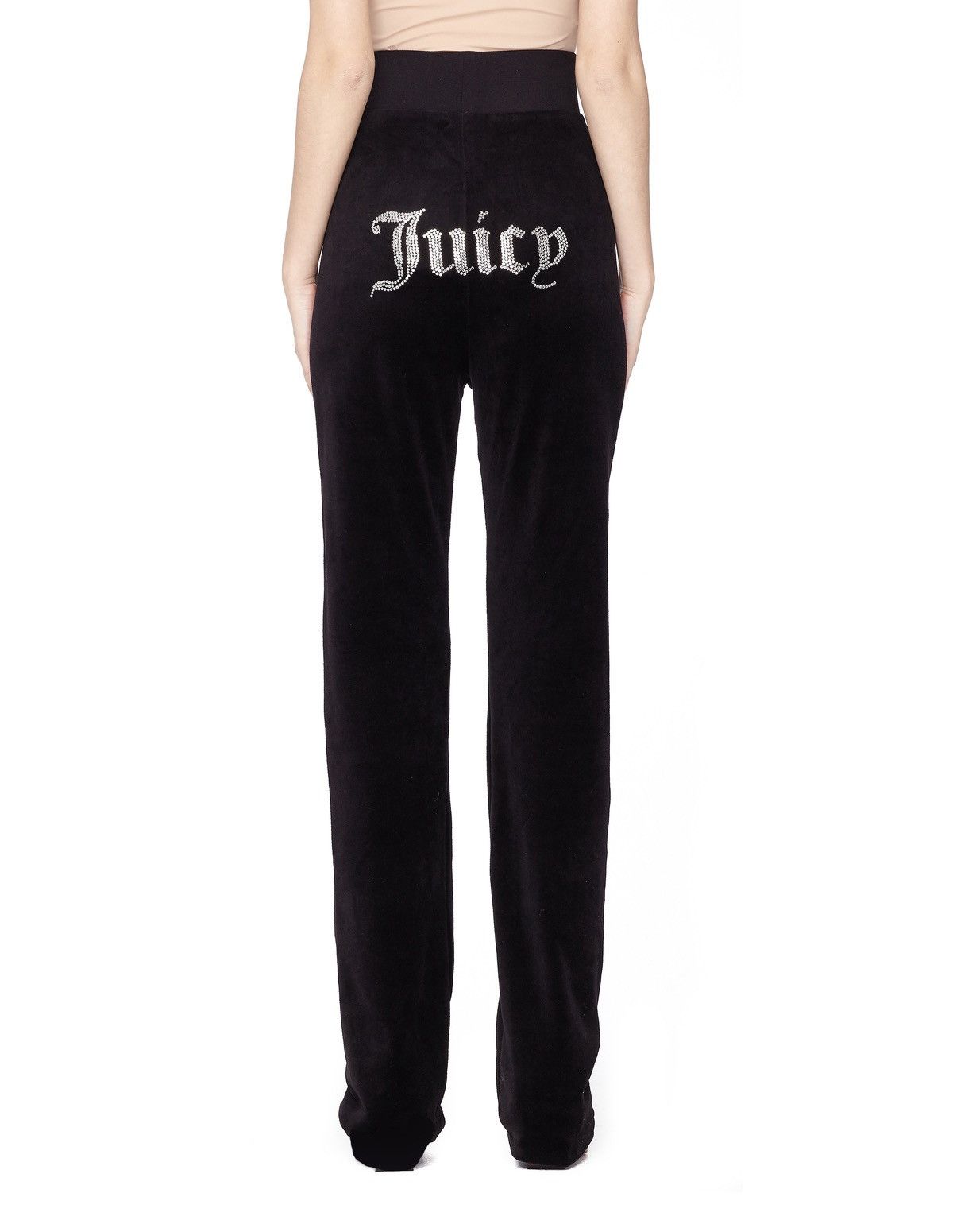 Juicy Couture × Vetements 995$ vetements x juicy rhinestones uber long sweatpants Size 30" / US 8 / IT 44 - 1 Thumbnail