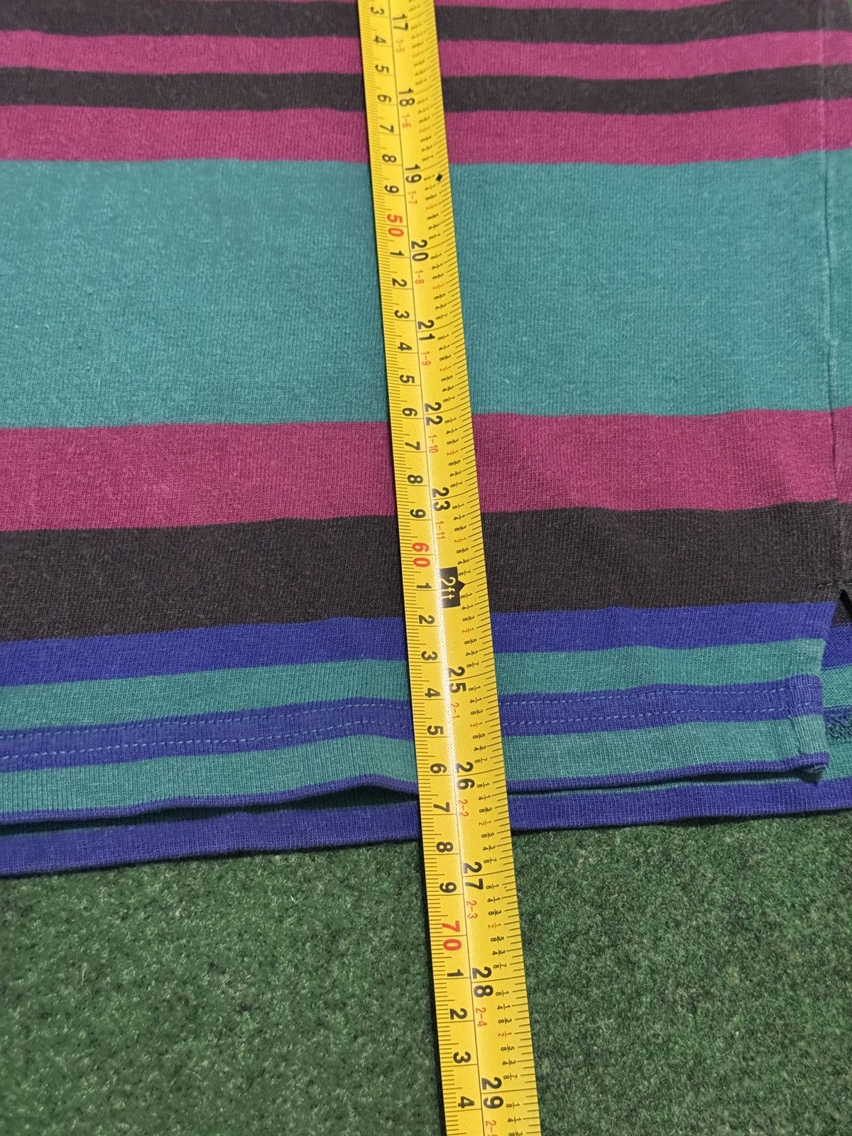 Eddie Bauer Eddie Bauer Stripped 90s Long Sleeve Turtle Neck T Shirt Size US L / EU 52-54 / 3 - 5 Thumbnail
