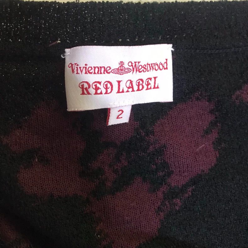Vivienne Westwood Vivienne Westwood Animal print series maroon long knitted Size M / US 6-8 / IT 42-44 - 5 Thumbnail