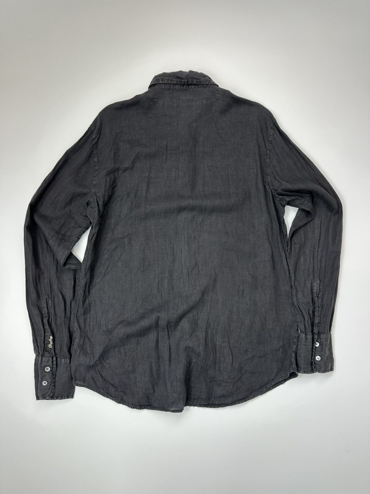 Replay Replay Casual Shirt Gray Men's XL Size Size US XL / EU 56 / 4 - 2 Thumbnail