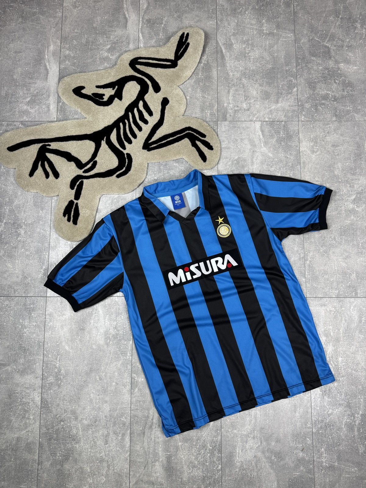 Vintage Mens Vintage Inter Milan FC T-shirt Internazionale jersey Size US L / EU 52-54 / 3 - 1 Thumbnail