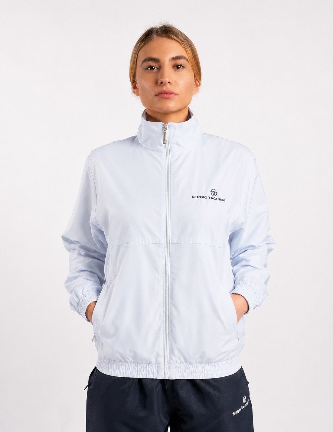 Sergio Tacchini Sergio Tacchini Athletic Lab Womens Vintage 90s Jacket Zip Size M / US 6-8 / IT 42-44 - 1 Thumbnail