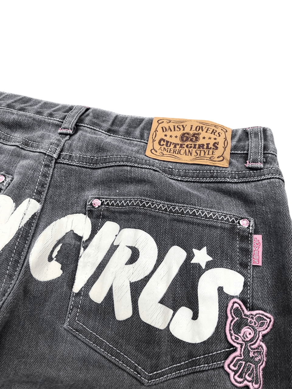 Japanese Brand Daisy Lovers Cute Girl Flared Gray Pants Size US 28 / EU 44 - 10 Thumbnail