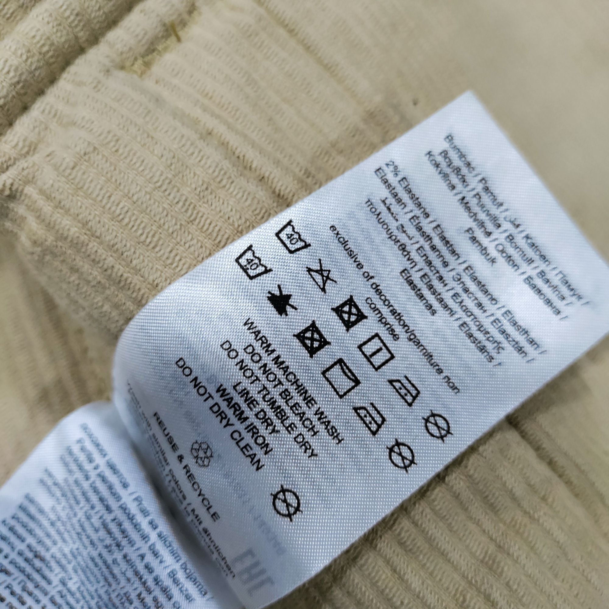 ONLY & SONS Only & Sons Cotton Blend Button-Front Mens S Long Sleeve Cor Size US S / EU 44-46 / 1 - 6 Thumbnail