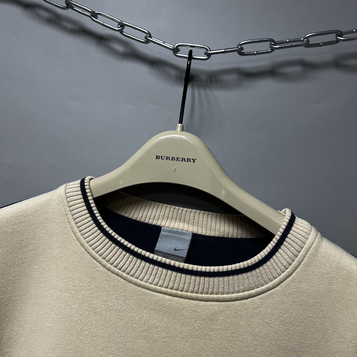 Nike Vintage Nike Beige Sweatshirt Cream Y2K Big logo Size US L / EU 52-54 / 3 - 8 Thumbnail