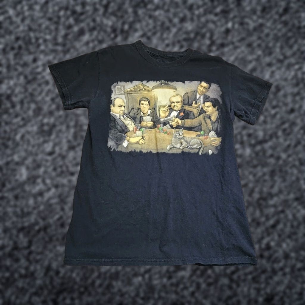 Vintage Mens S T-Shirt Short Sleeve Black Godfather Scarface Sopranos Goodfellas Movie Vintage: No? Size US S / EU 44-46 / 1 - 1 Thumbnail