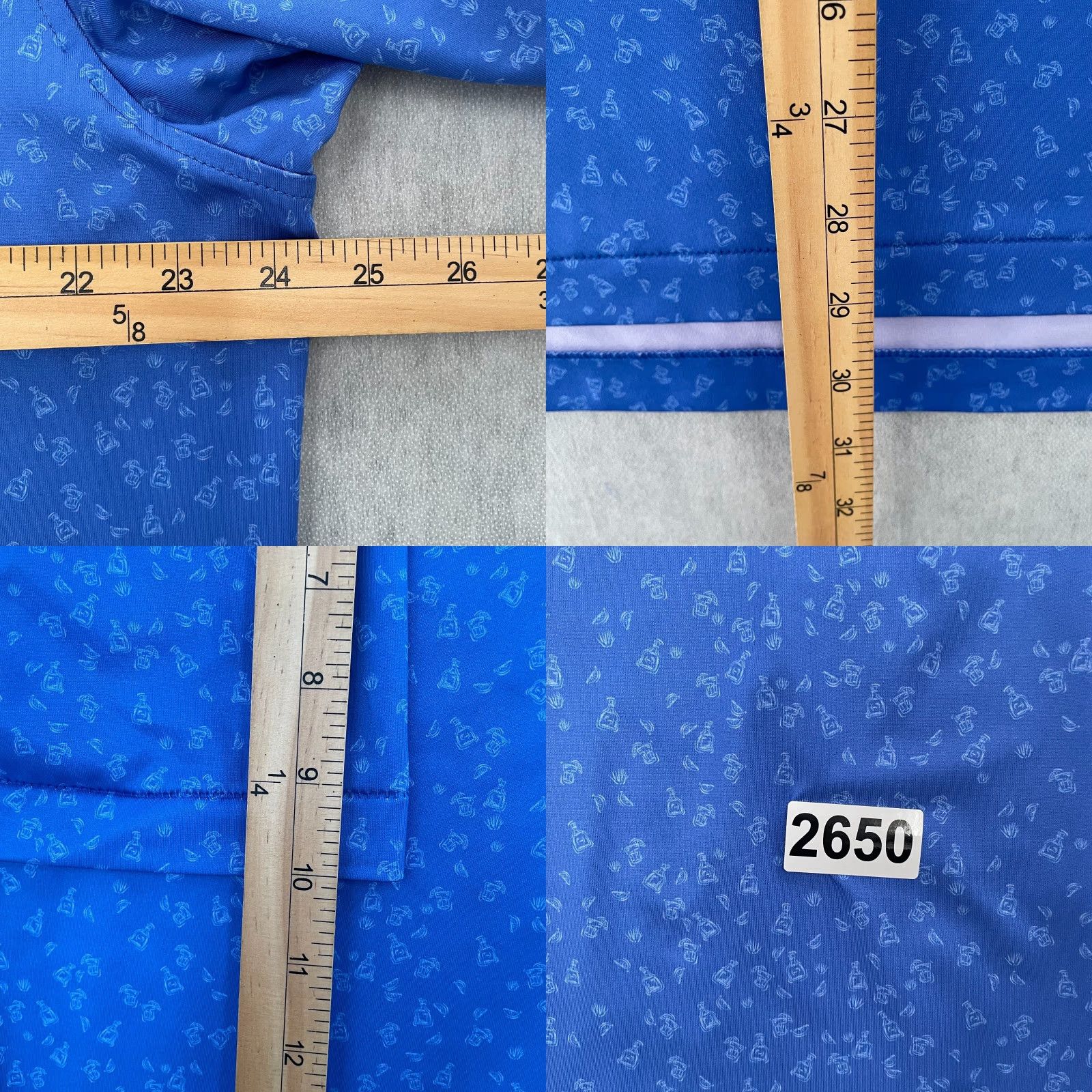 Peter Millar Peter Millar Shirt Polo Blue Print Drinks L Mens Adult Large Summer Golf Size US L / EU 52-54 / 3 - 8 Thumbnail