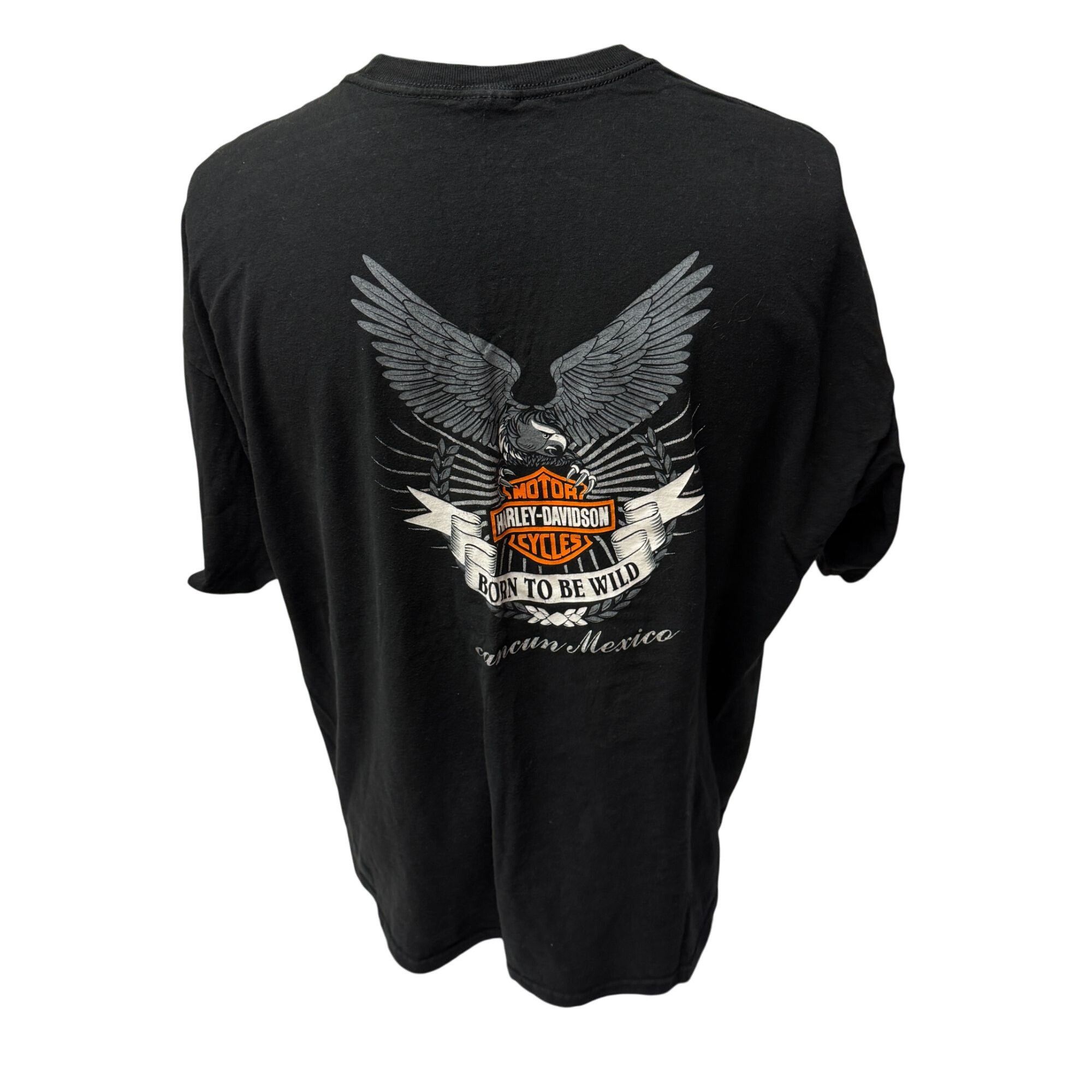 Harley Davidson Y2K Harley Davidson Motorcycle Cancun Mexico BORN TO BE WILD Size US XXL / EU 58 / 5 - 3 Thumbnail