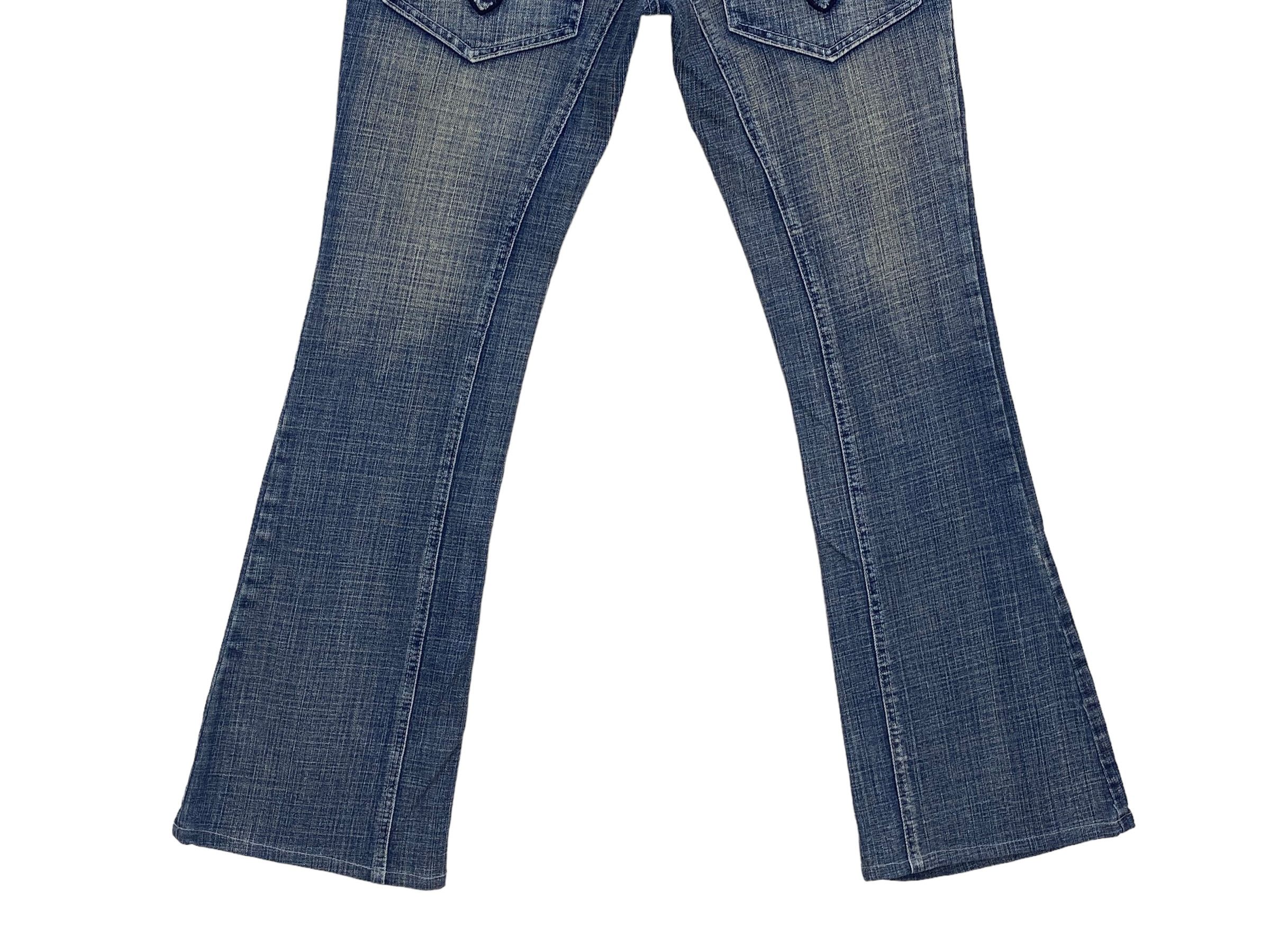 Japanese Brand Sky Bomber Flare Jeans Size US 26 / EU 42 - 7 Thumbnail