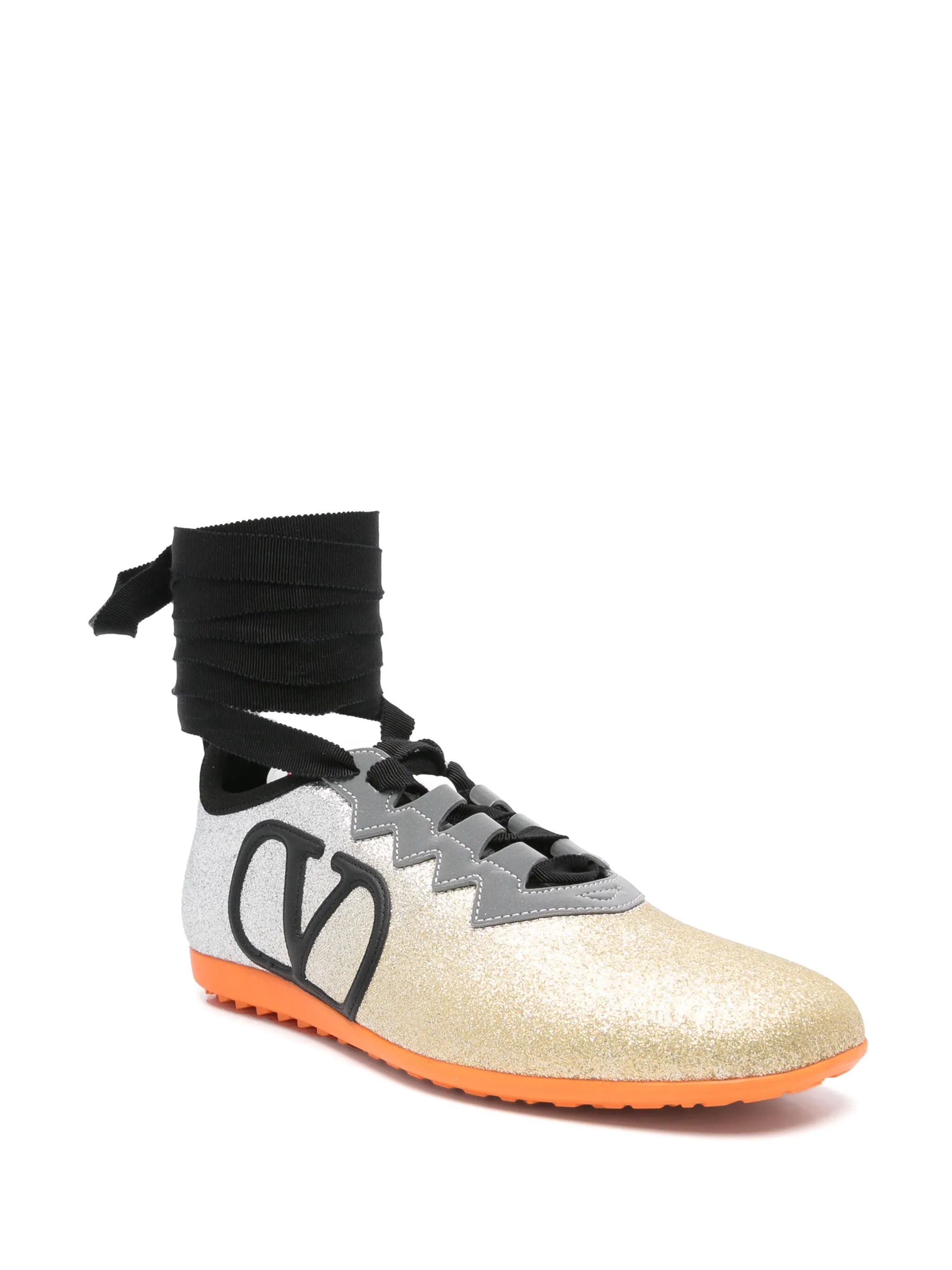Valentino os11x0126 Chromathon VLogo Signature Lace-Up Sneakers Size US 7 / IT 37 - 2 Thumbnail