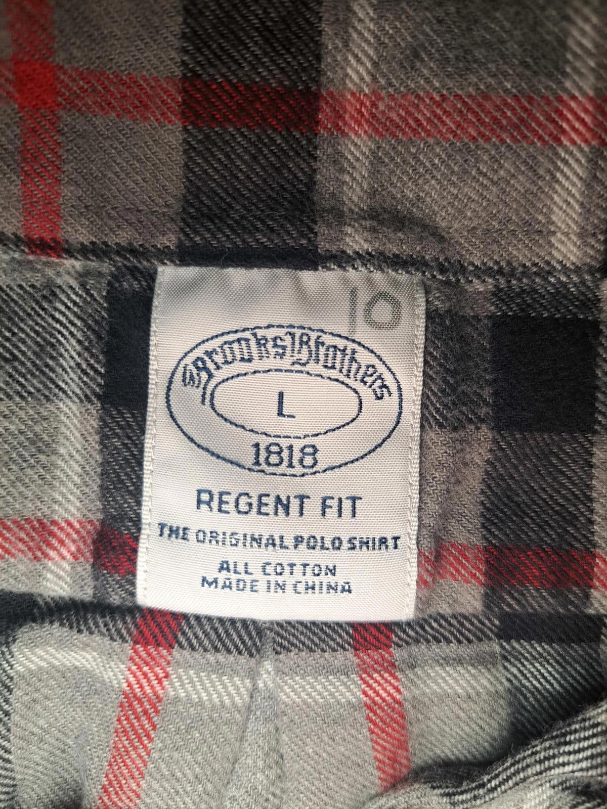 Brooks Brothers Brooks Brothers Flannel Shirt Mens Large Multicolor Plaid Size US L / EU 52-54 / 3 - 2 Thumbnail