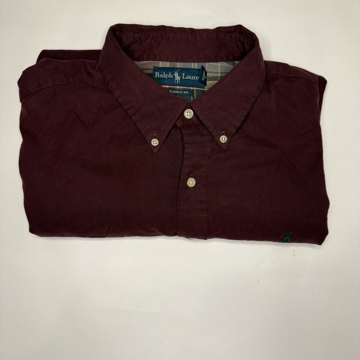 Ralph Lauren Ralph Lauren Classic Fit Shirt - XXL - Burgundy Size US XXL / EU 58 / 5 - 7 Thumbnail